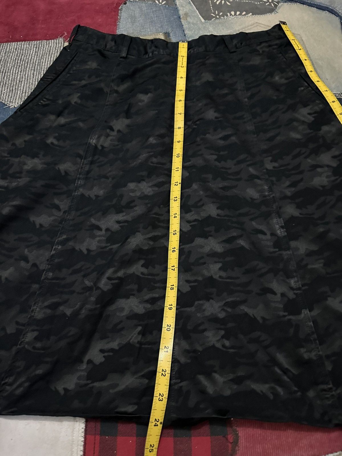 Comme des Garcons AD2014 Comme Des Garcons Black Camo Sarouel Drop Crotch Pant Size US 31 - 15 Thumbnail