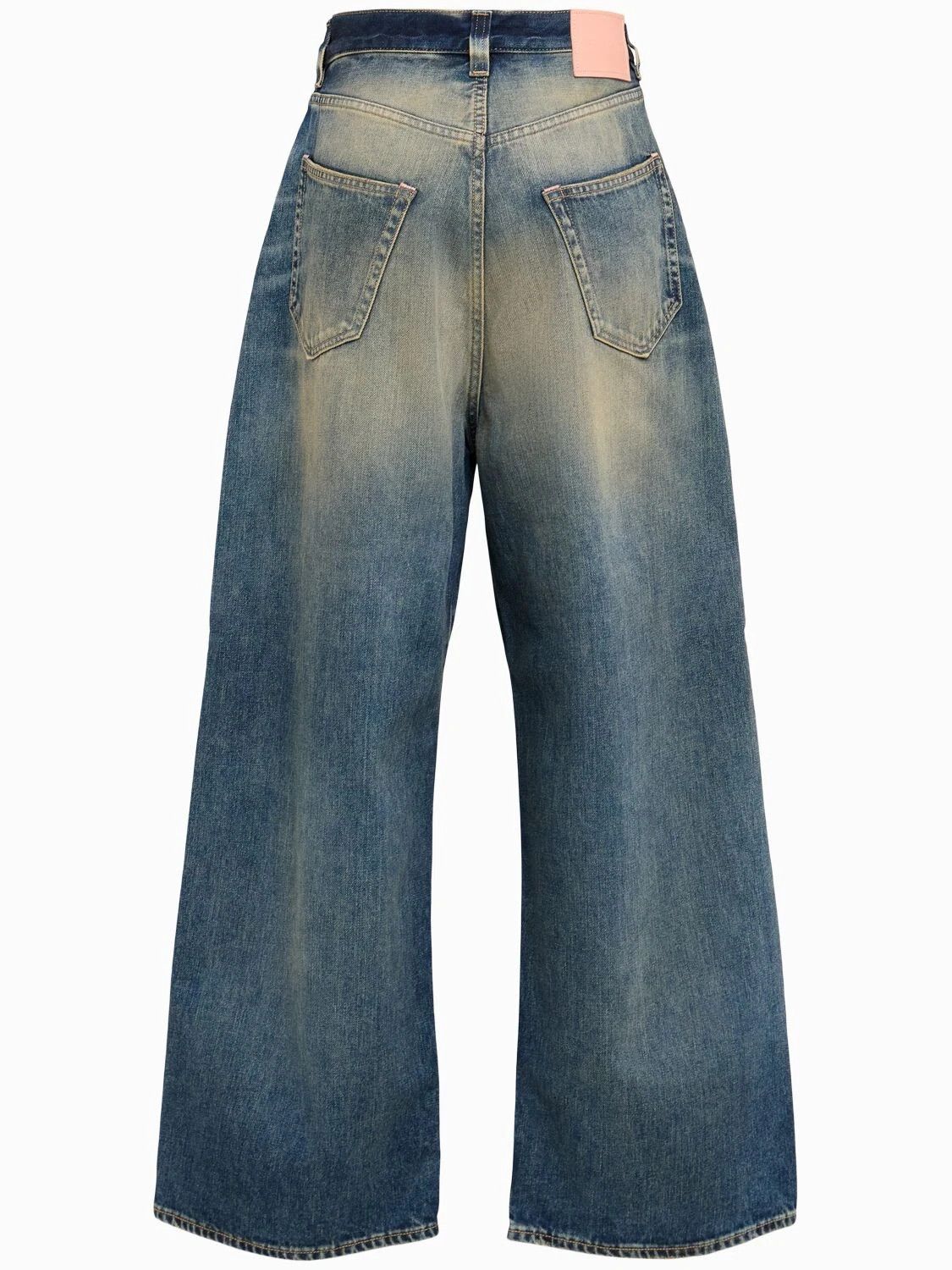 Acne Studios ACNE STUDIOS $800 2023 Blue Wide Jeans New & Authentic Size 26" / US 2 / IT 38 - 2 Thumbnail