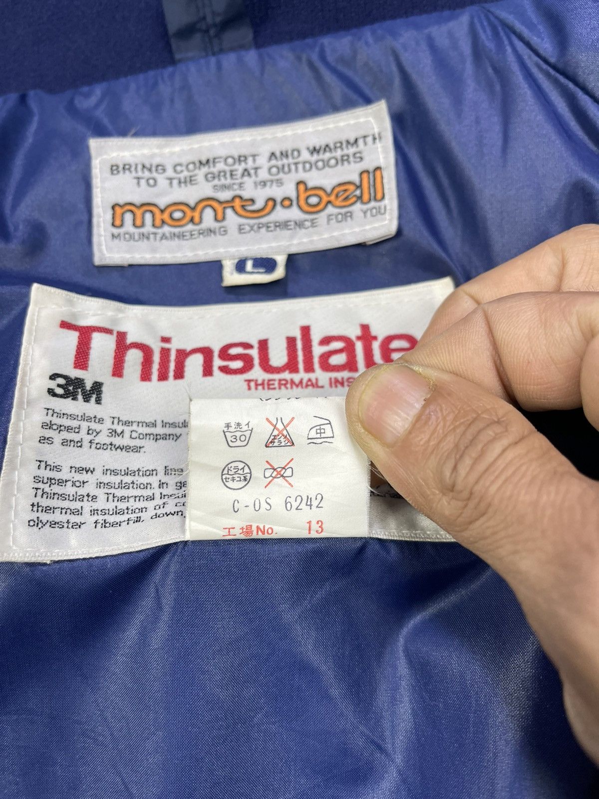 Montbell Vintage 80s Mont-Bell Gore-Tex 3M Thinsulate Jacket Size US M / EU 48-50 / 2 - 17 Thumbnail
