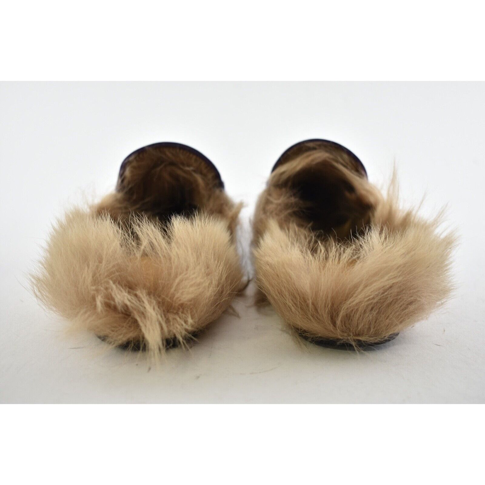Gucci Princetown Leather Fur Loafer Slide Mule Slipper Flat 36 Size US 6 / IT 36 - 11 Thumbnail