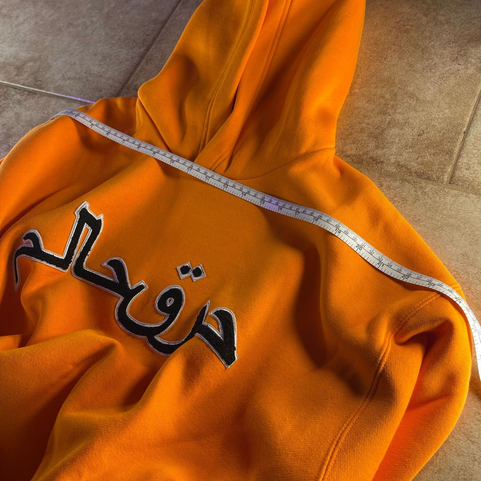 Japanese Brand Orange Arabic Logo Supreme Style Hoodie Size US M / EU 48-50 / 2 - 8 Thumbnail