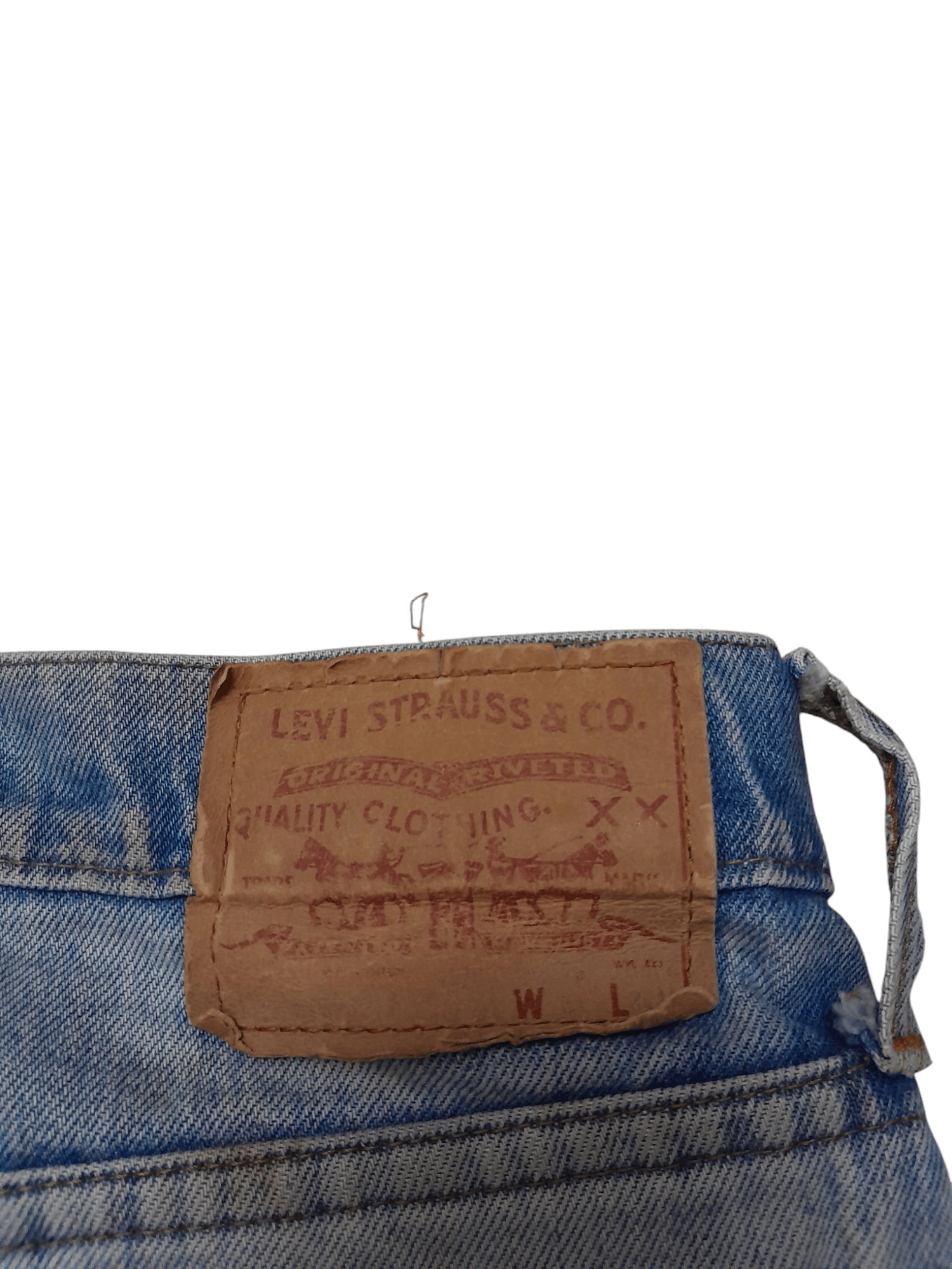 Levi's × Vintage Vtg 505 Levis Talon 42 Denim (F373) waist 28 Size US 28 / EU 44 - 6 Thumbnail