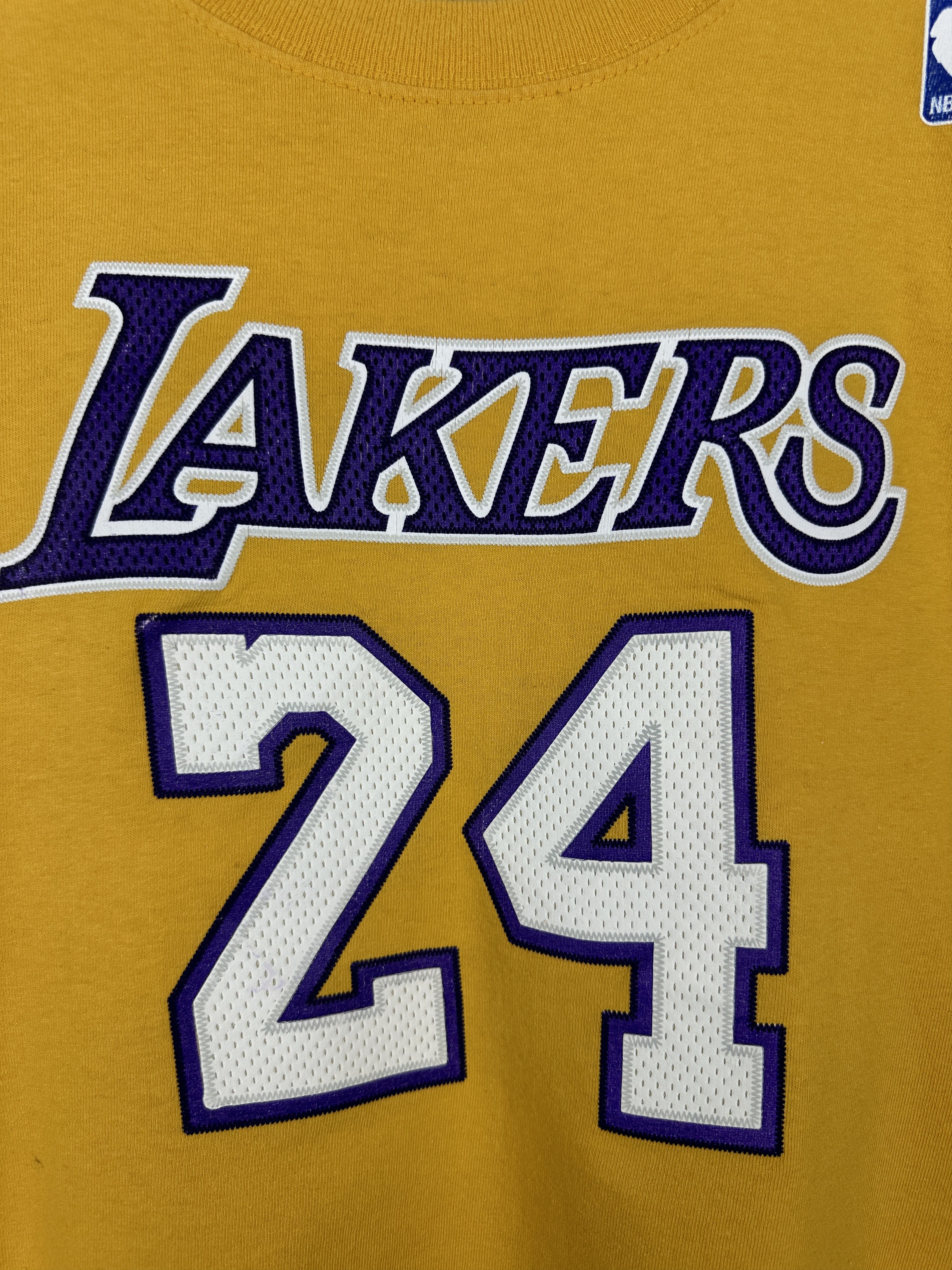Adidas #24 Kobe Bryant Lakers Adidas NBA TShirt Tee Jersey Swingman Size US L / EU 52-54 / 3 - 6 Thumbnail