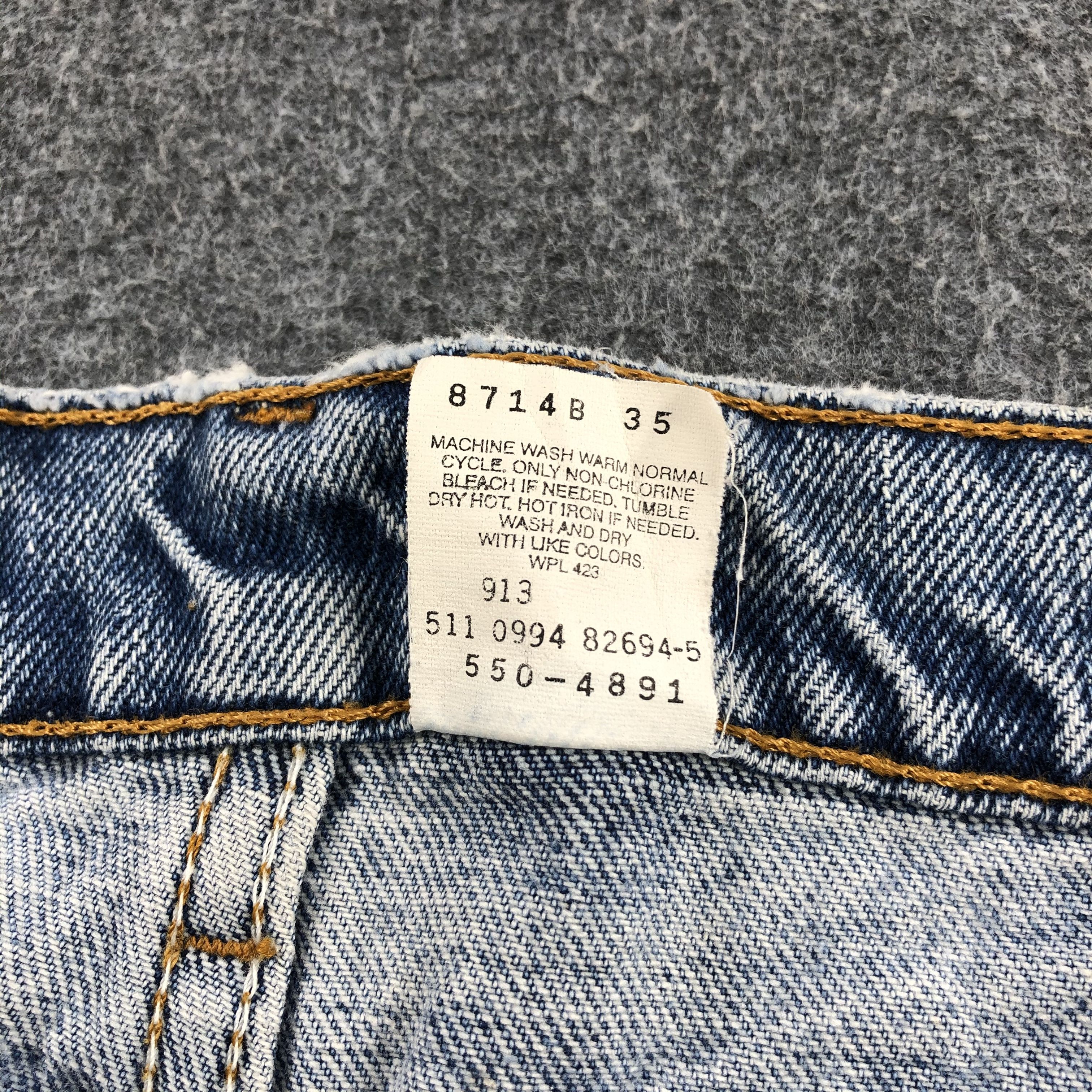 Levi's × Vintage Vintage Light Wash Levis 550 Jeans-JM1317 Size US 35 - 14 Thumbnail