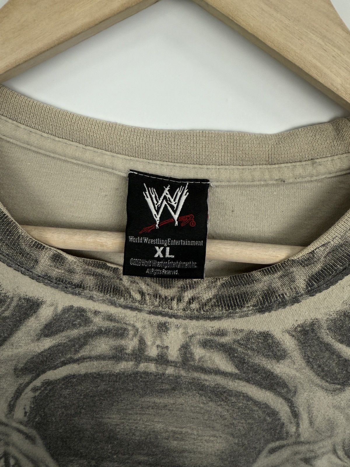 WWE 🇺🇸💀Vintage Y2K WWE Undertaker 2008 Skull Rip Dead T-Shirt Size US XL / EU 56 / 4 - 6 Thumbnail