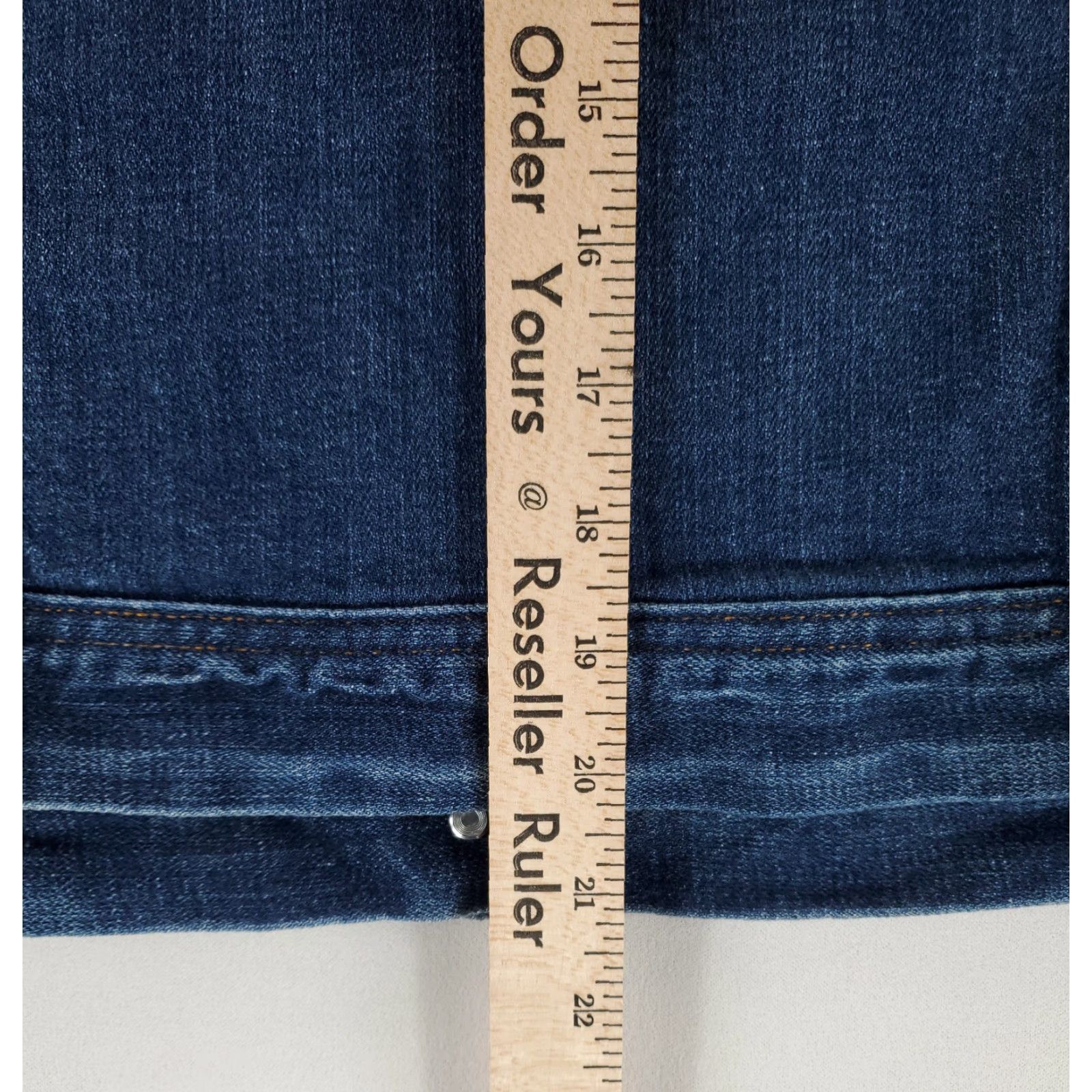 J.Crew VINTAGE J.CREW Jacket Denim Trucker Blue Long Sleeve Womens M BLUE Trucker Jacket Women M Size M / US 6-8 / IT 42-44 - 6 Thumbnail