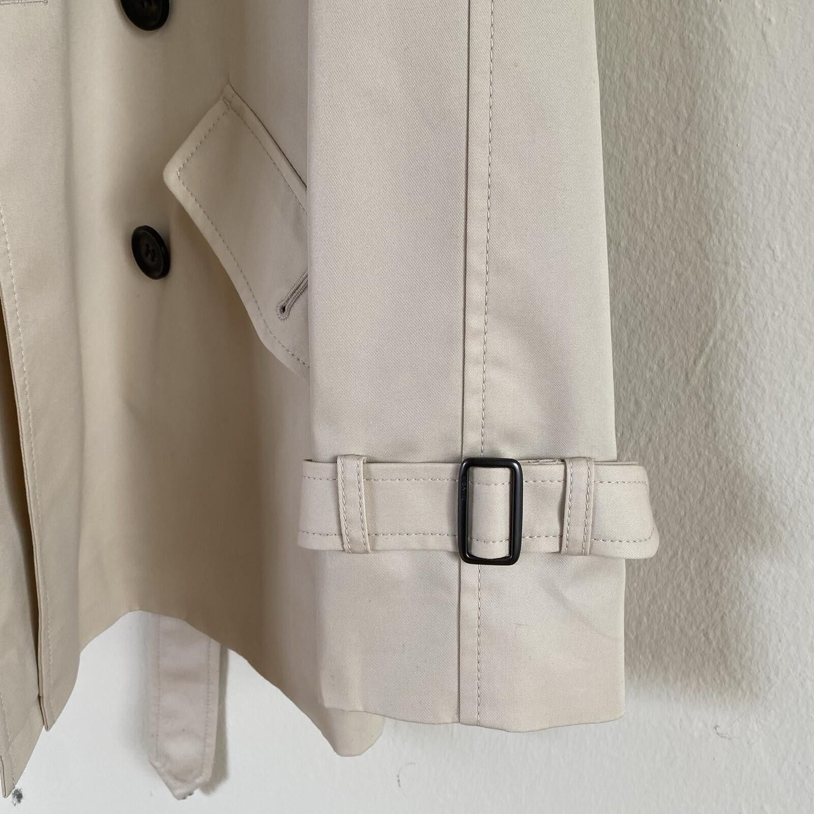 Coach NWT Coach Solid Short Trench Coat Porcelain Size M MSRP $450 Size M / US 6-8 / IT 42-44 - 5 Thumbnail