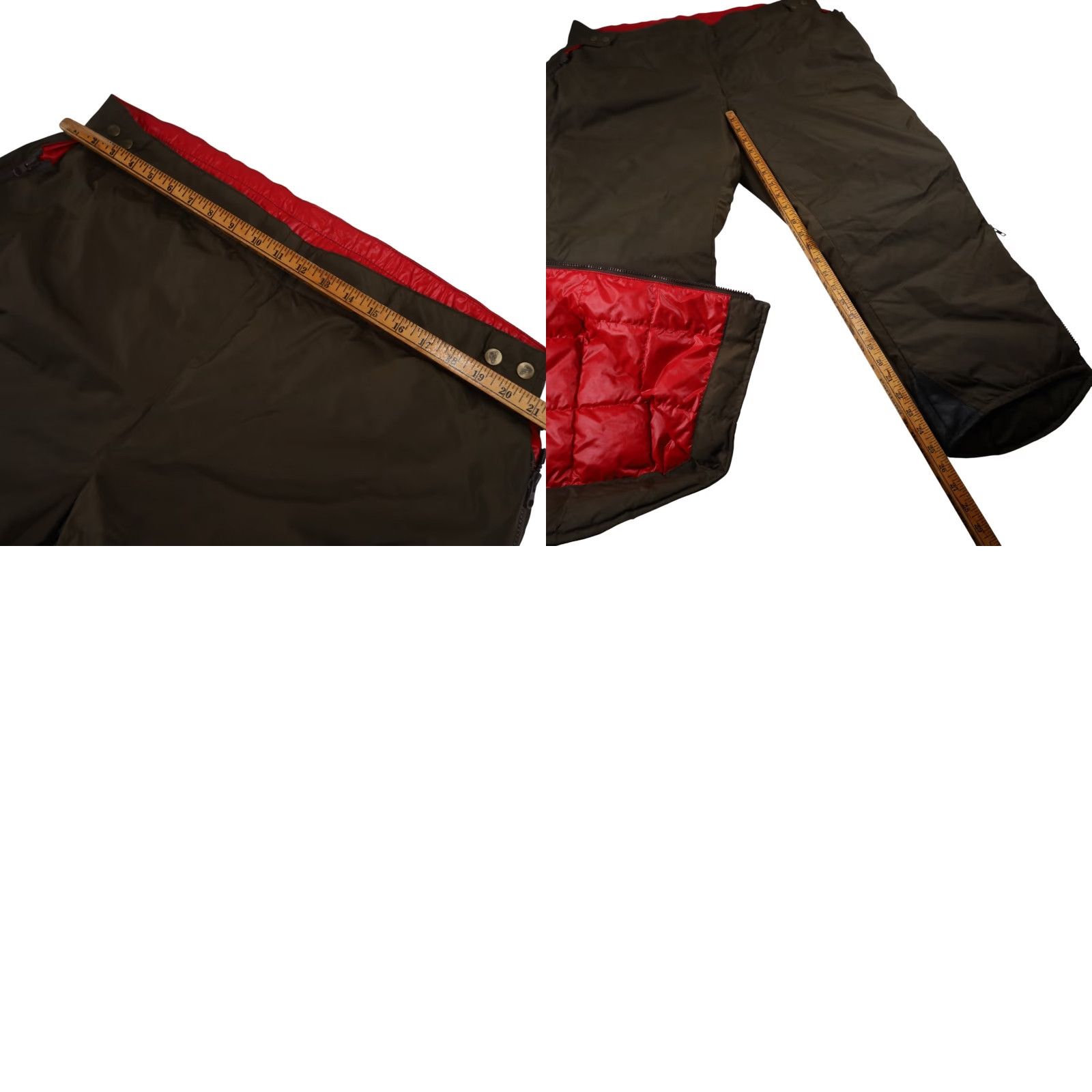 Eddie Bauer VINTAGE Eddie Bauer Goose Down Quilted Sleeping Bag Pants Mens XL Brown Size US 36 / EU 52 - 8 Thumbnail