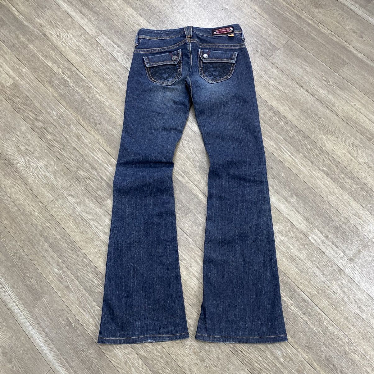Japanese Brand 2000s Brappers Ifsixwasnine Lgb Goa Bootcut Flared Jeans Size US 26 / EU 42 - 18 Thumbnail