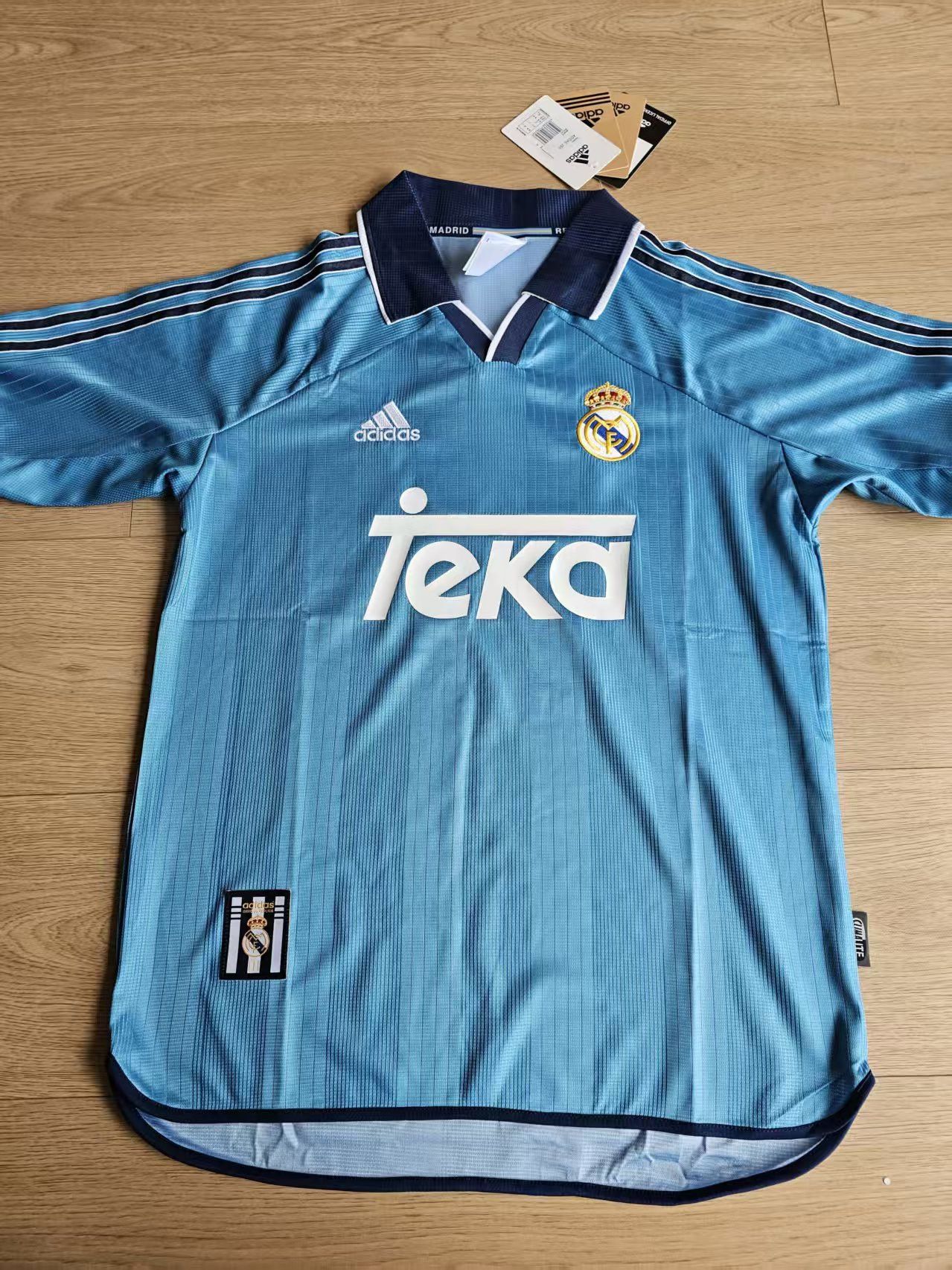 Other 1999 2000 Real Madrid Jersey Away Size US XXL / EU 58 / 5 - 1 Thumbnail