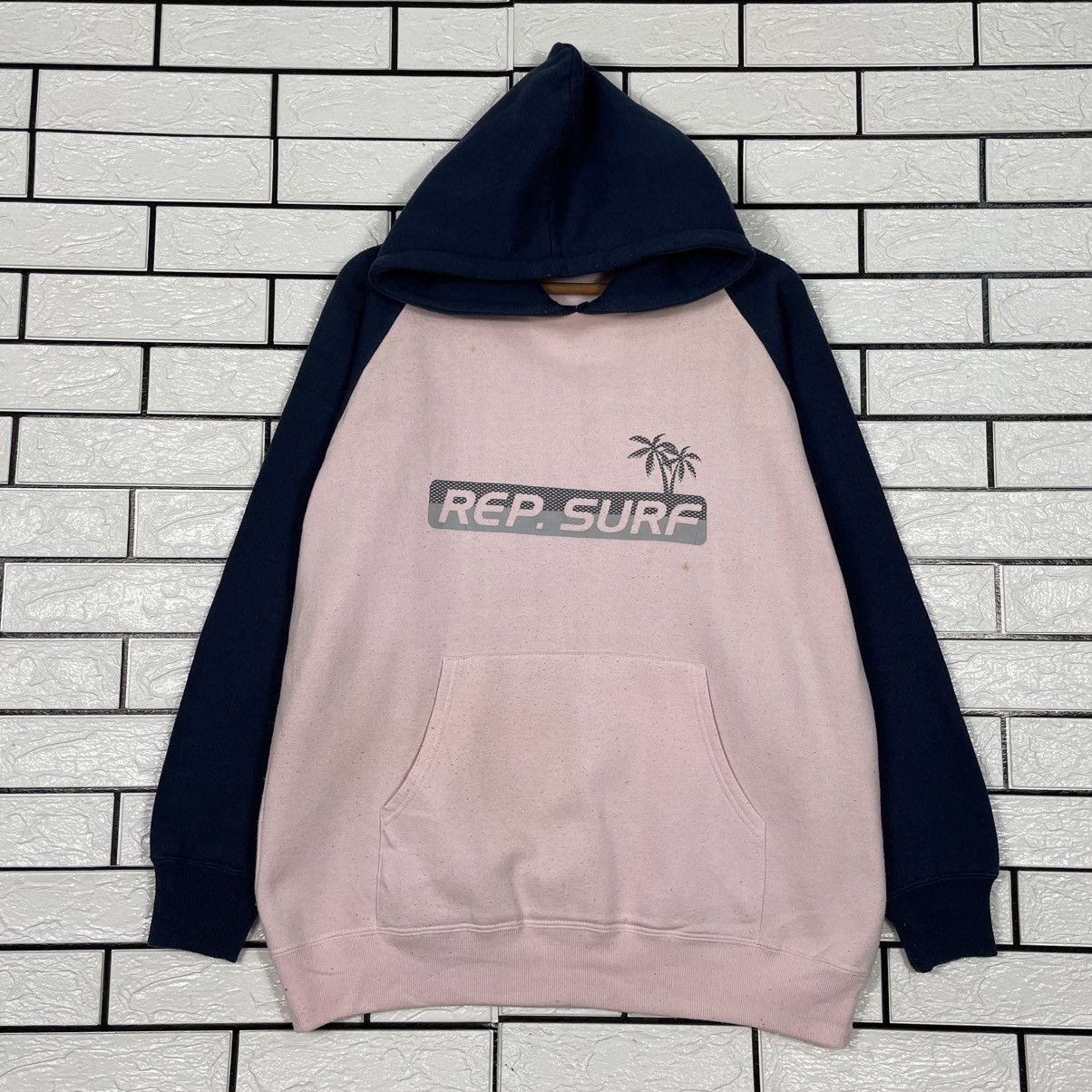 Japanese Brand Plevo Rep Surf Two Tone Pullover Hoodie Size US L / EU 52-54 / 3 - 1 Thumbnail