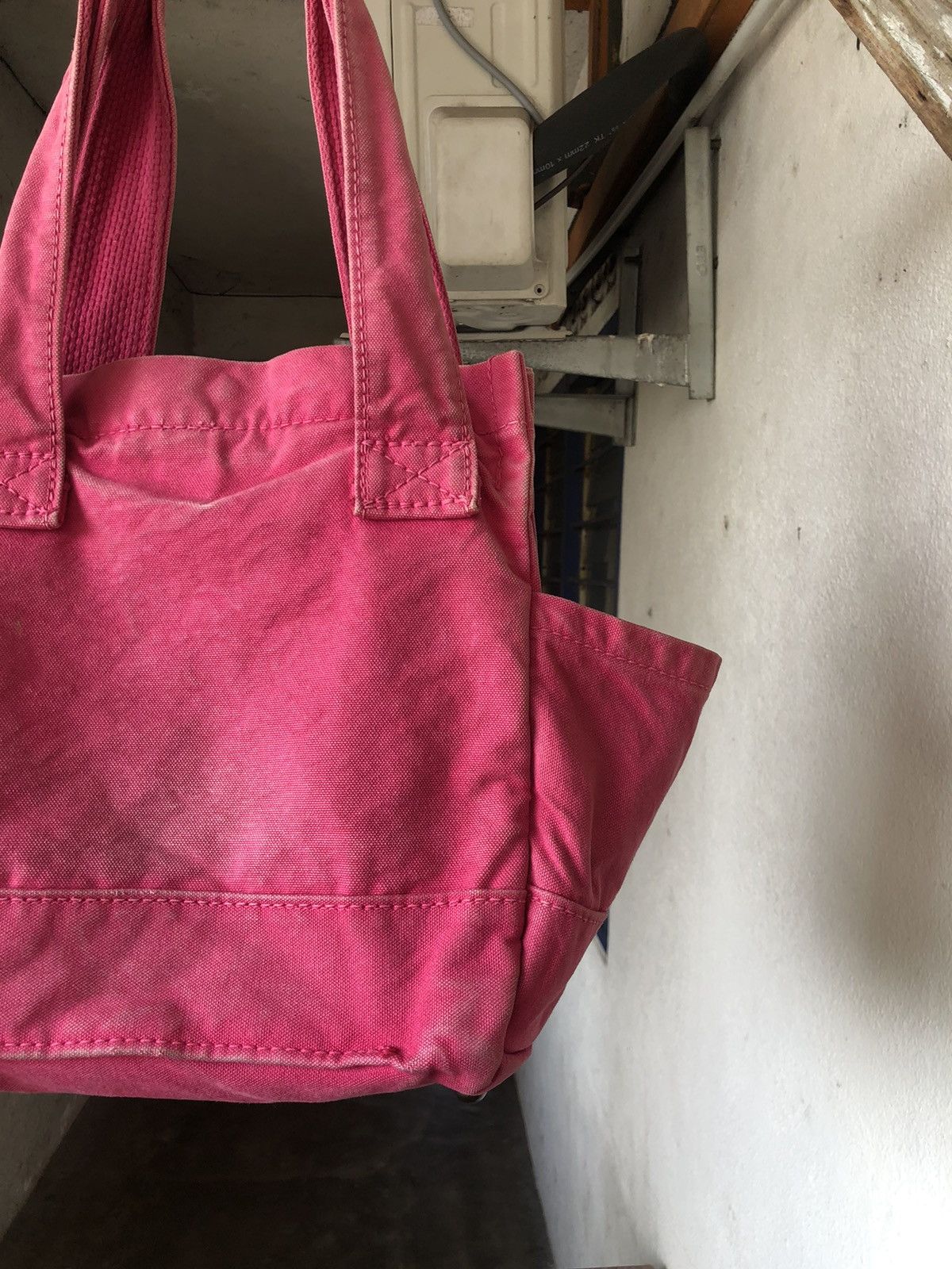Kapital Vintage Kapital Hard Canvas Distressed Tote Bag Size ONE SIZE - 7 Thumbnail