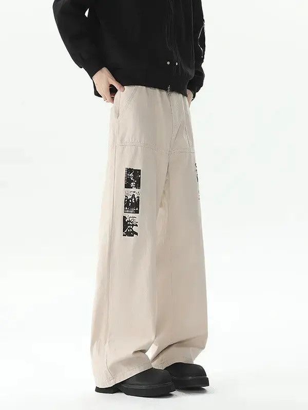 Japanese Brand Retro casual apricot hip-hop jeans Size US 32 / EU 48 - 1 Thumbnail
