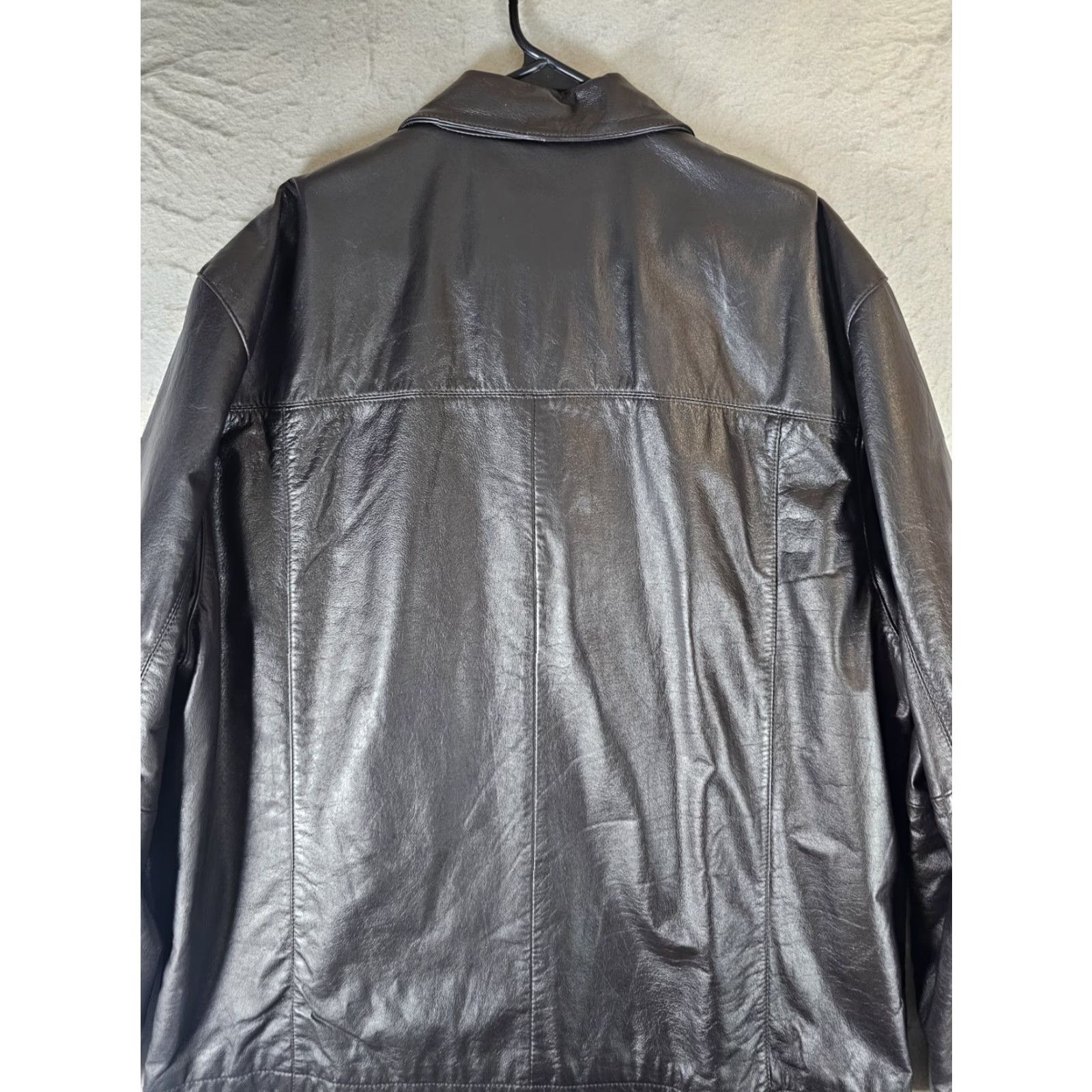 Vintage VINTAGE Wilsons Leather M. Julian Brown Leather Jacket Button-Up Mens 2XL Jacket Brown 90s Winters Vintage Mens Wrangler? Size US XXL / EU 58 / 5 - 7 Thumbnail