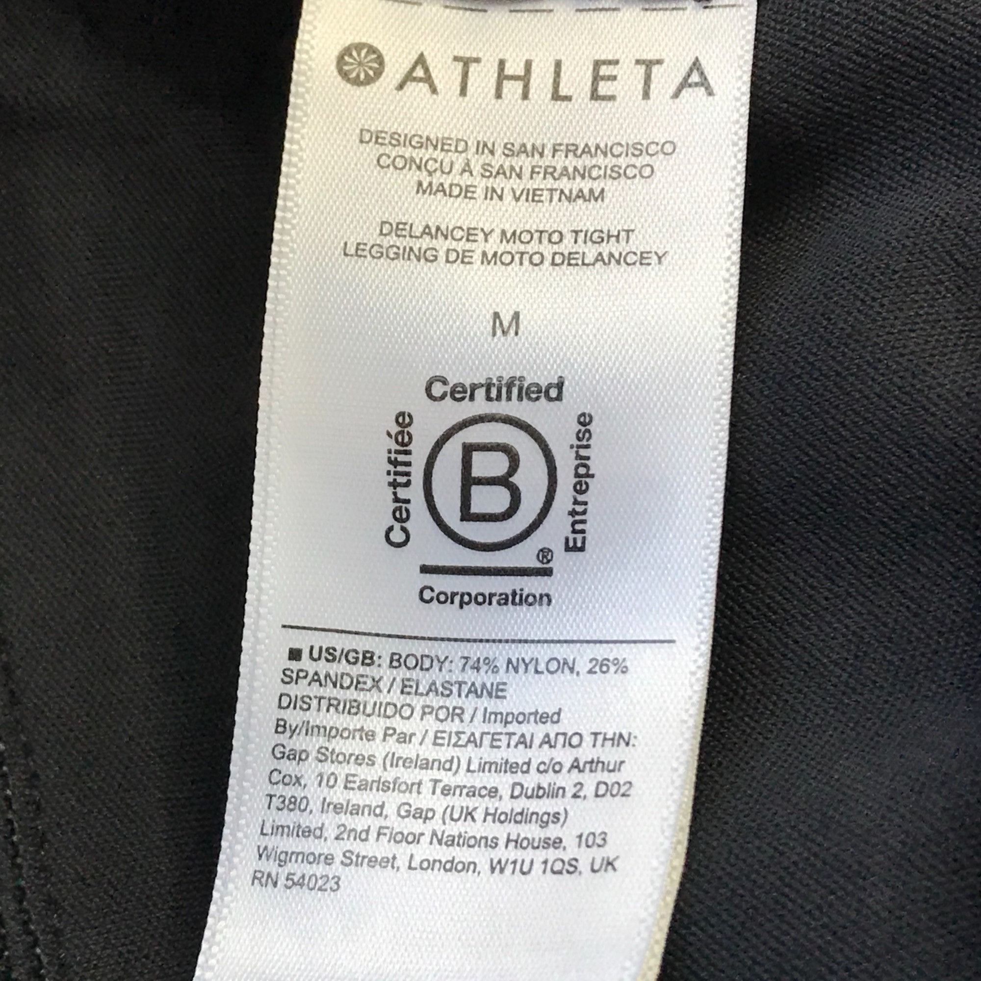 Athleta Athleta Delancey Moto Tight Leggings Women's Medium Black Zi Size 27" / US 4 / IT 40 - 15 Thumbnail