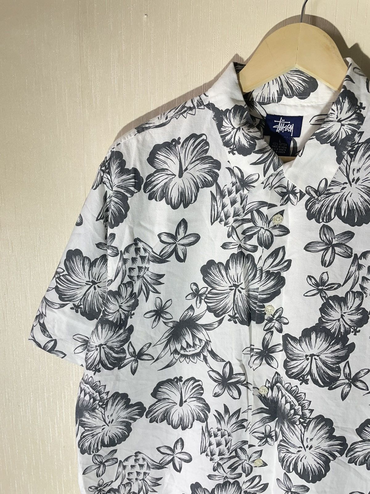 Stussy × Vintage Stussy vintage shirt 90s Size US L / EU 52-54 / 3 - 3 Thumbnail
