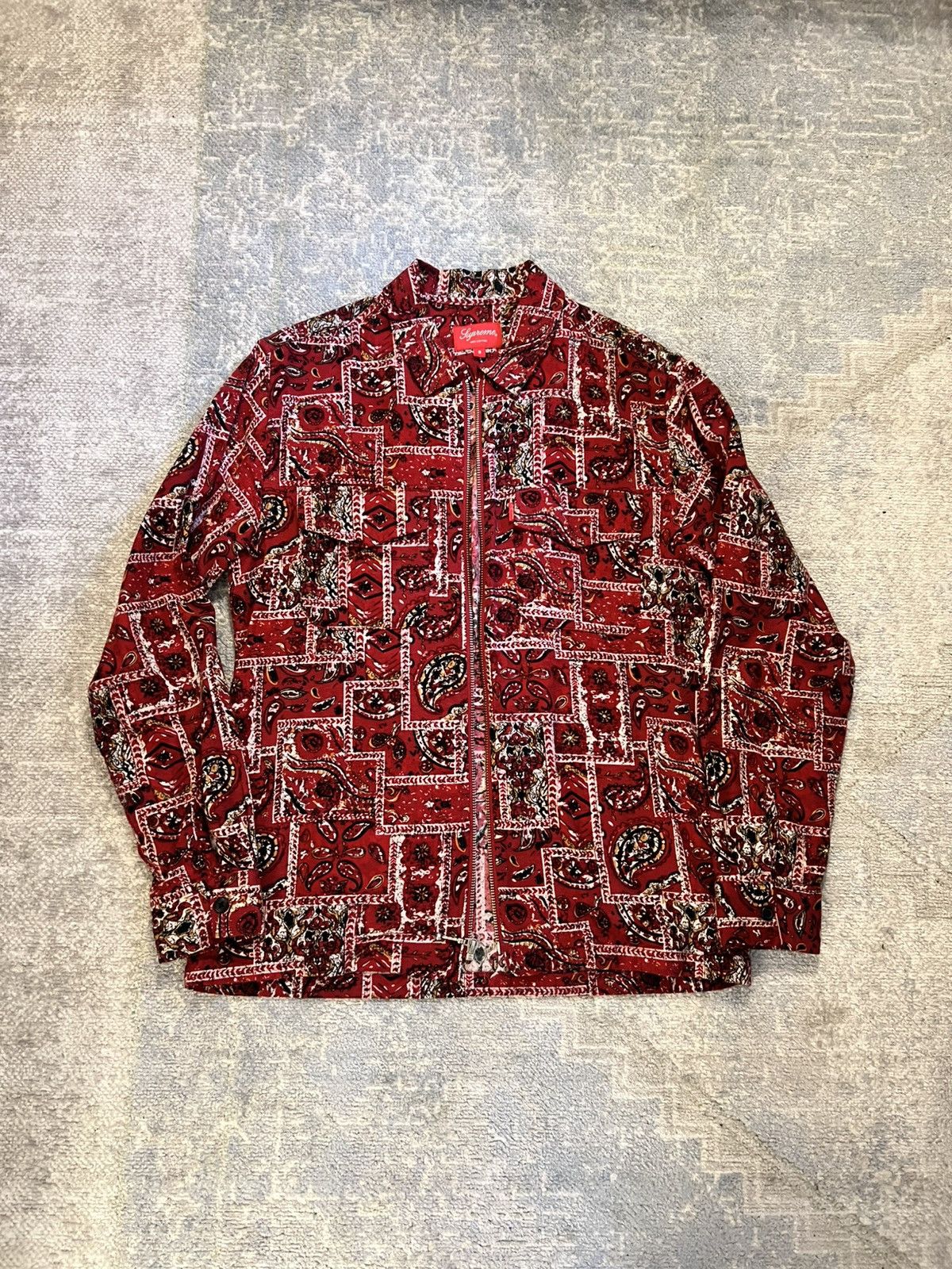 Supreme MLK Zip Up Flannel Shirt | Grailed