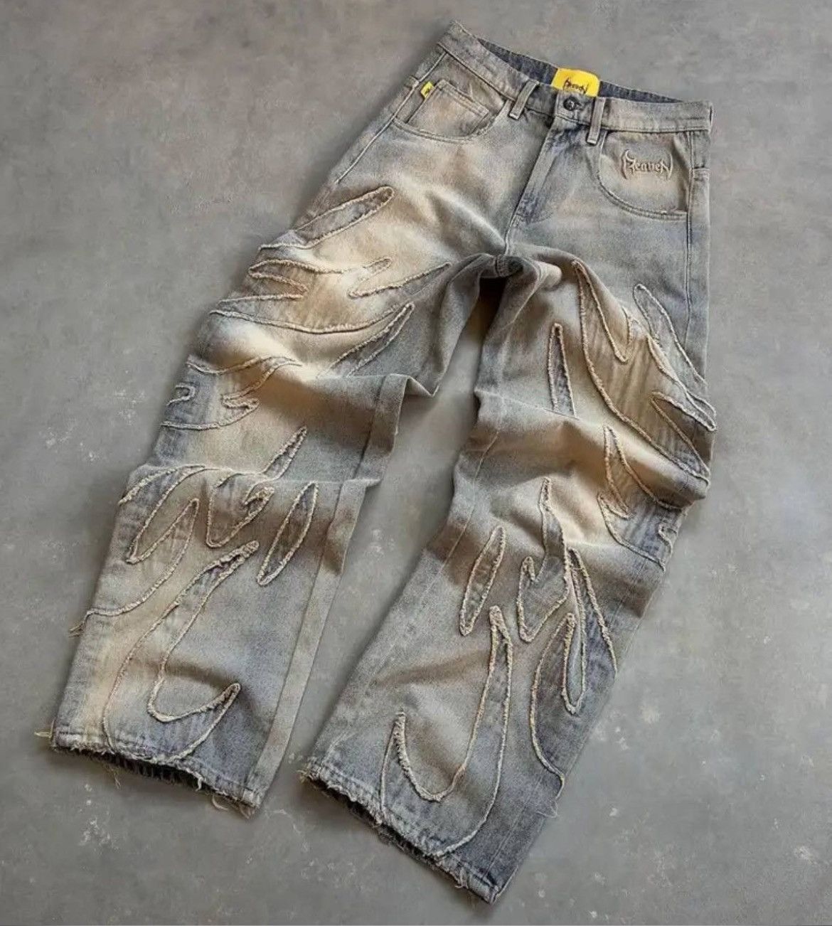 Japanese Brand × Vintage Punk straight y2k jeans Size US 34 / EU 50 - 1 Thumbnail