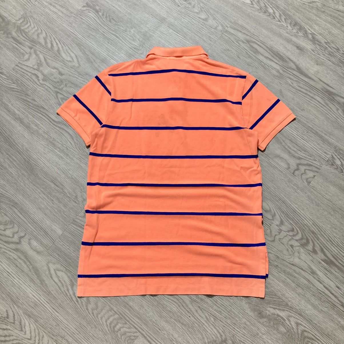 Polo Ralph Lauren Vintage Polo Ralph Lauren Big Patch Logo Striped Polo Tee Size US L / EU 52-54 / 3 - 12 Thumbnail