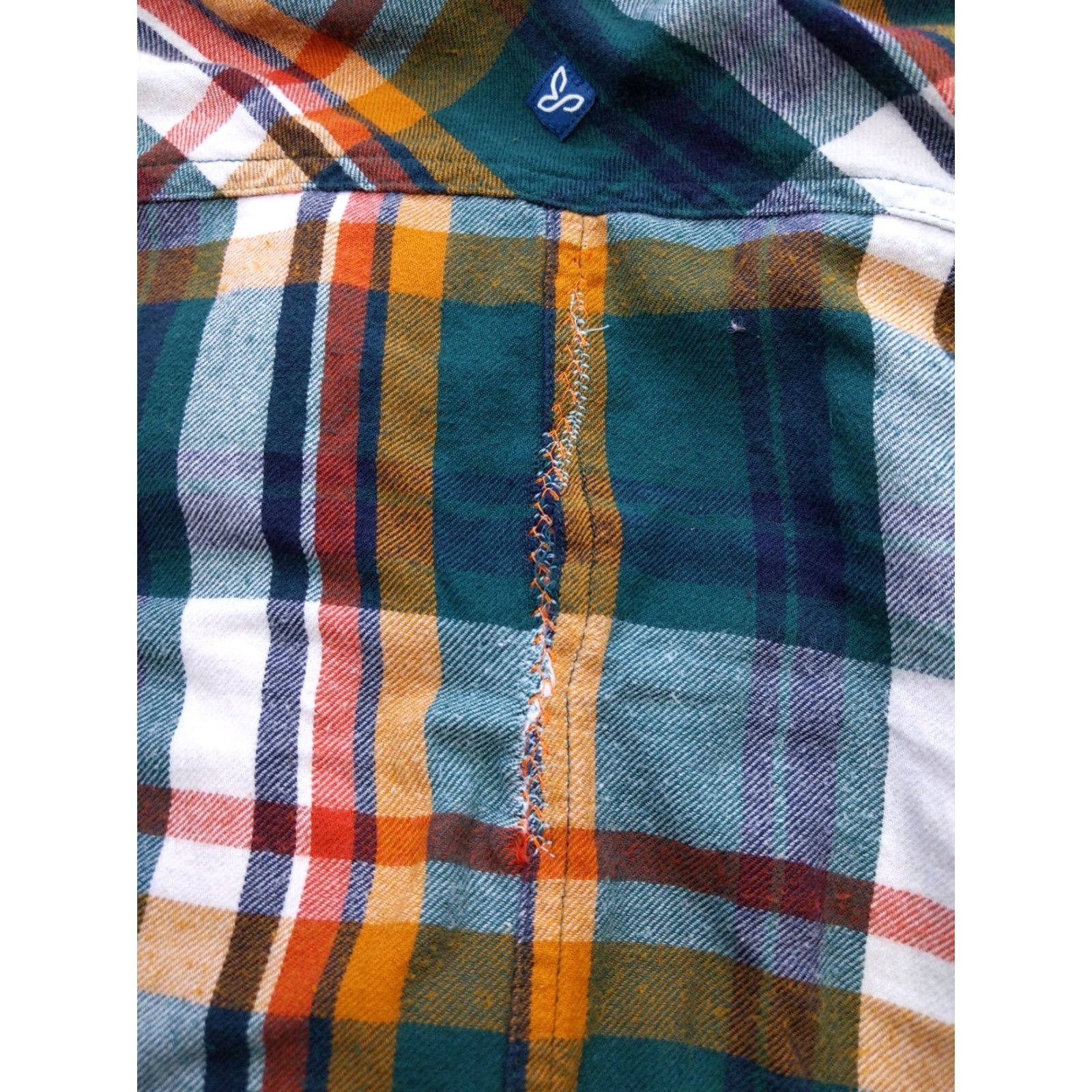 Prana PrAna Jacket Womens Small Green Plaid Flannel Lined Snap Pockets Thermal Size S / US 4 / IT 40 - 2 Thumbnail