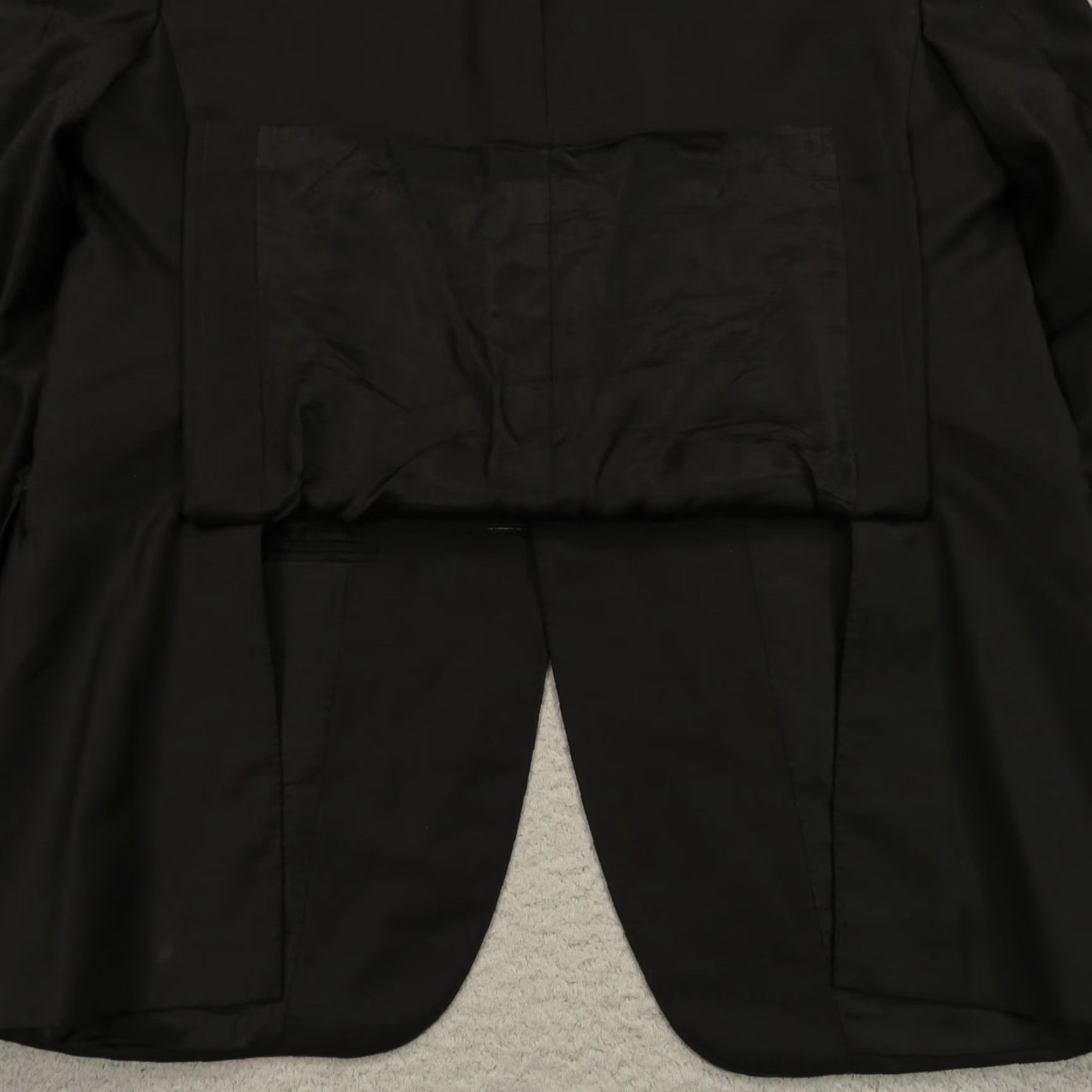 Canali Canali 1934 Blazer Wool Black 44R 2 Button Formal Jacket Single-Breasted Notch Lapel Double-Vented Mens Vintage No N/A Size 44R - 7 Thumbnail