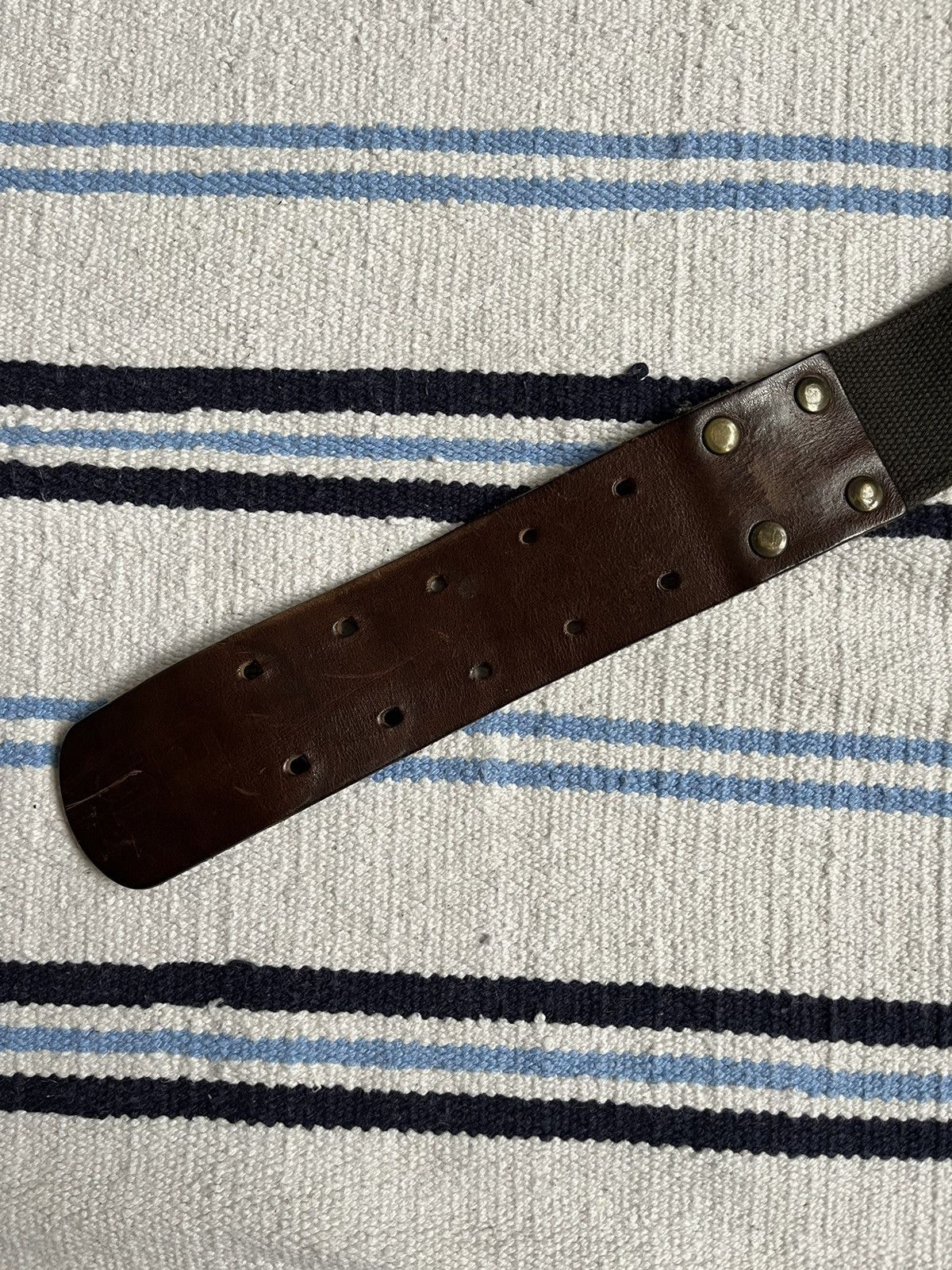 G-Star G-Star Raw Denim Cotton & Leather Double Mix GS Belt Size ONE SIZE - 5 Thumbnail