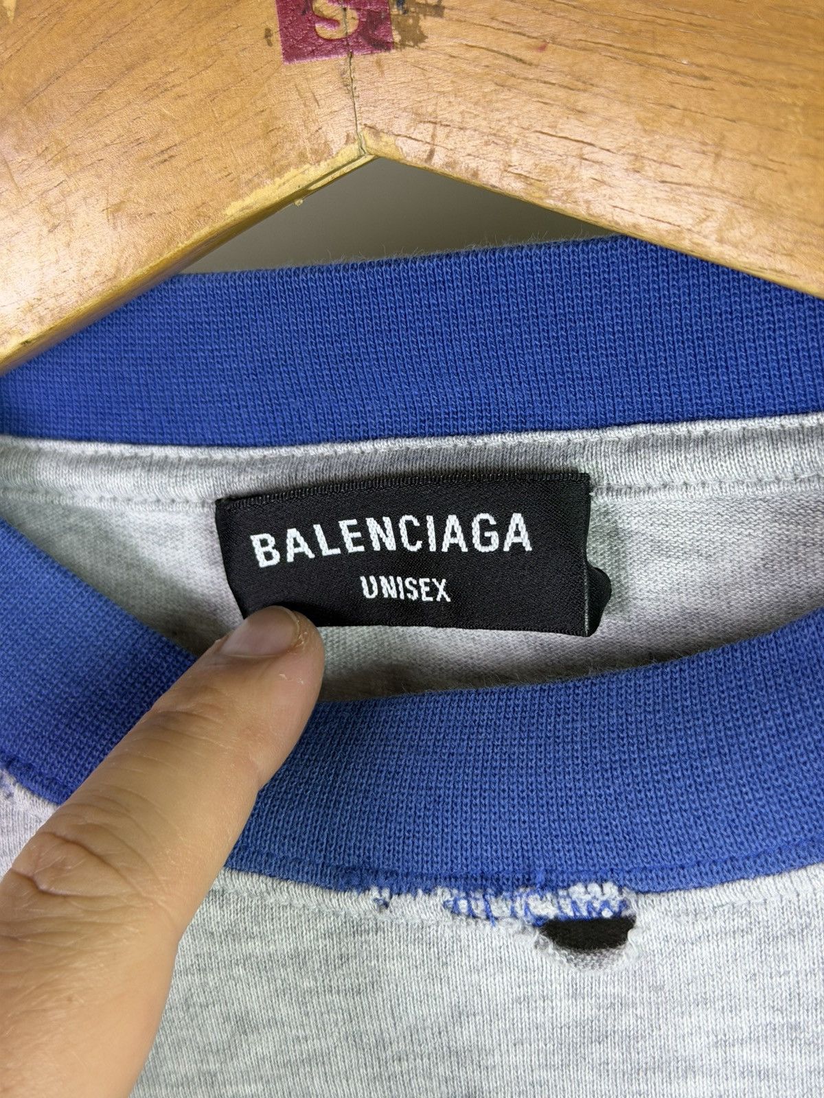 Balenciaga *RARE* BALENCIAGA DEMNA 1/1 UNITY ICON SPORT 2TONE TEE Size US S / EU 44-46 / 1 - 5 Thumbnail