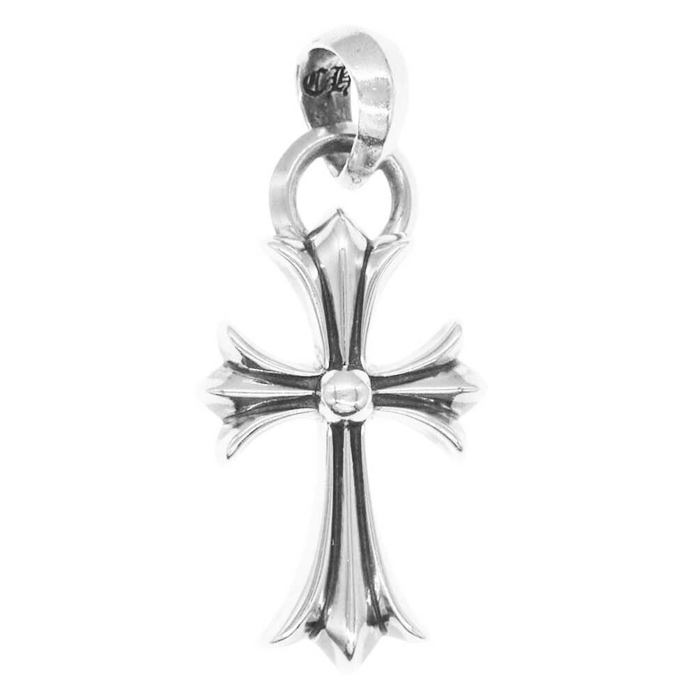 Chrome Hearts Small Cross Bale Pendant Top Silver