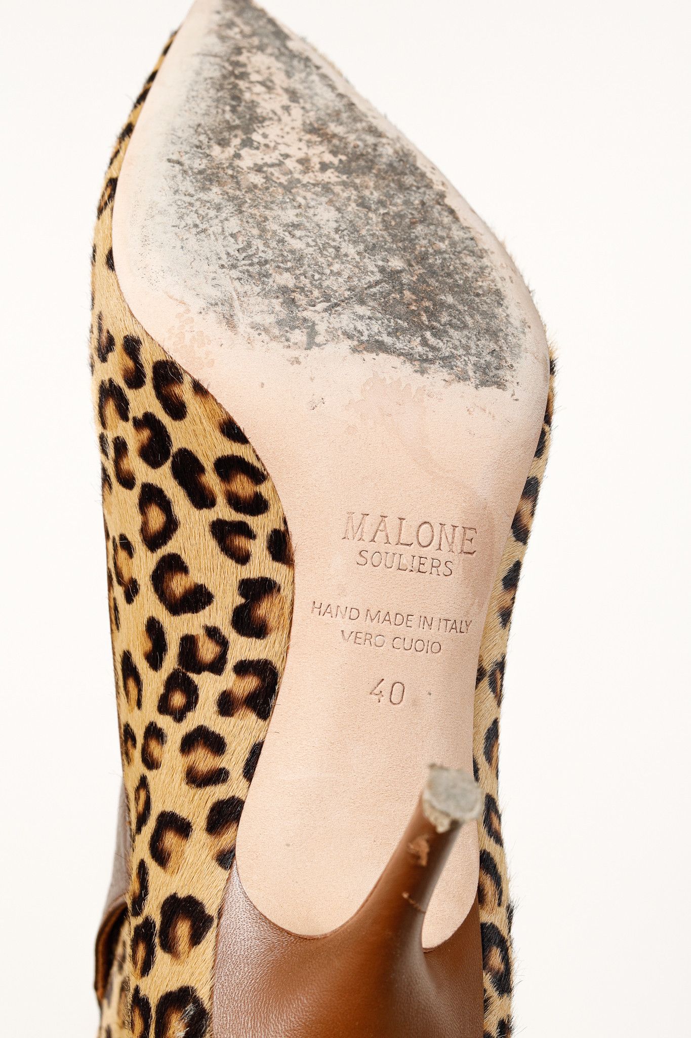 Malone Souliers Malone Souliers Jordan Handmade Cheetah Calfskin Booties Size US 9.5 / IT 39.5 - 5 Thumbnail