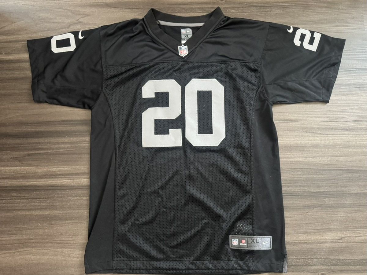 Nike Youth XL Nike Oakland Raiders #20 Darren McFadden Stitched Size US XL / EU 56 / 4 - 1 Thumbnail