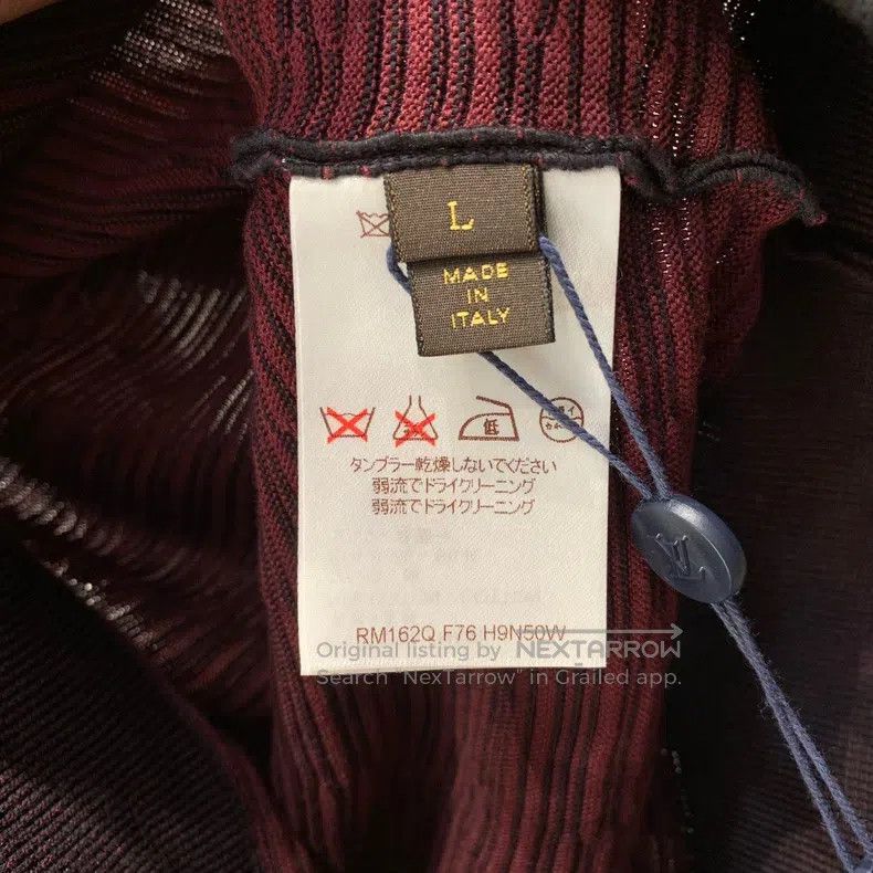 Louis Vuitton Louis Vuitton Striped black and red knit sweater Size US L / EU 52-54 / 3 - 4 Thumbnail