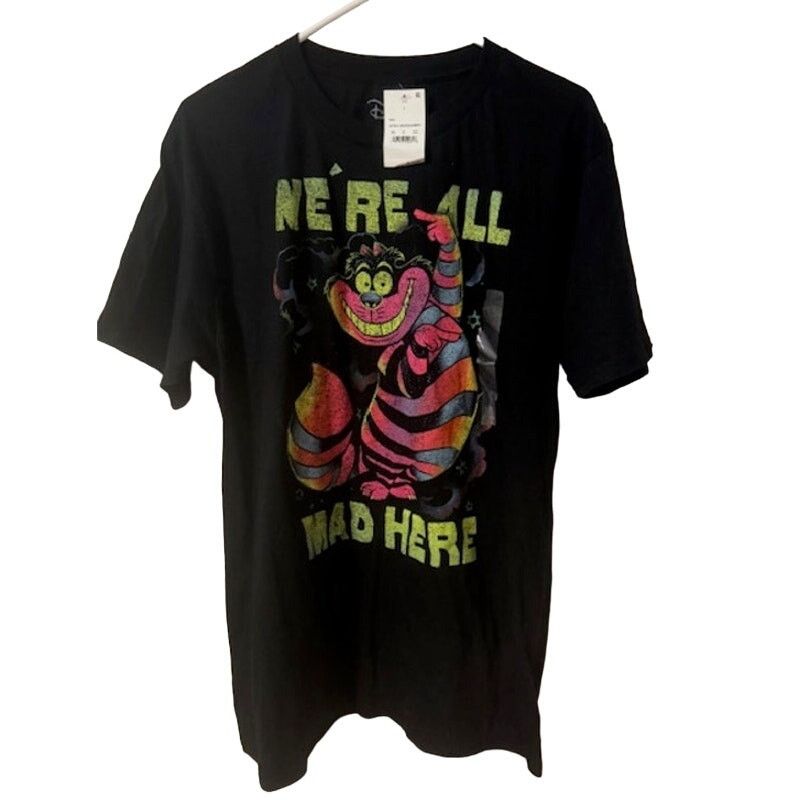 Disney Disney Alice In Wonderland Cheshire Cat Black T-Shirt L Size L / US 10 / IT 46 - 3 Thumbnail