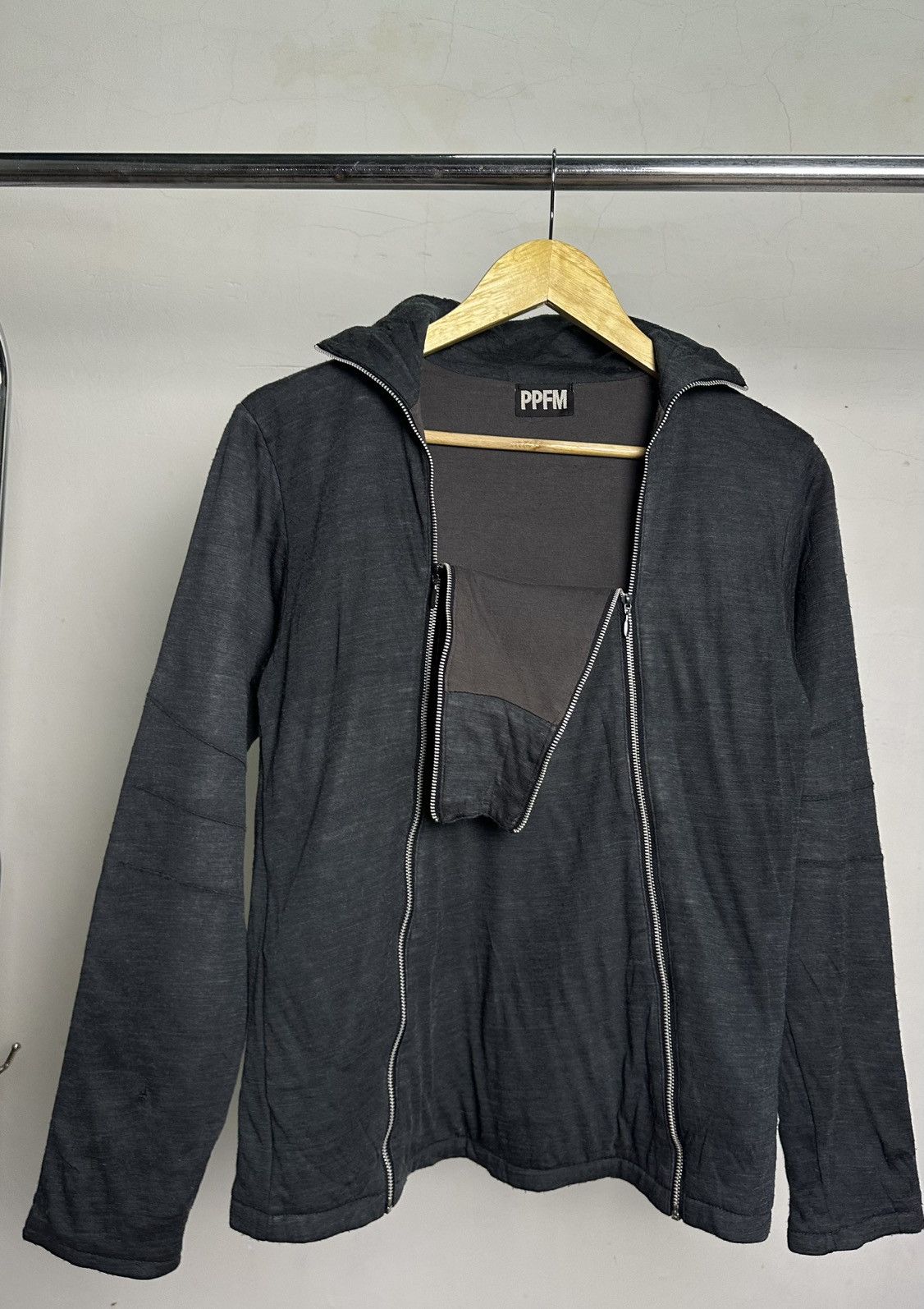 If Six Was Nine PPFM Double Zip Up Punk Asymmetrical Jacket Size US M / EU 48-50 / 2 - 7 Thumbnail