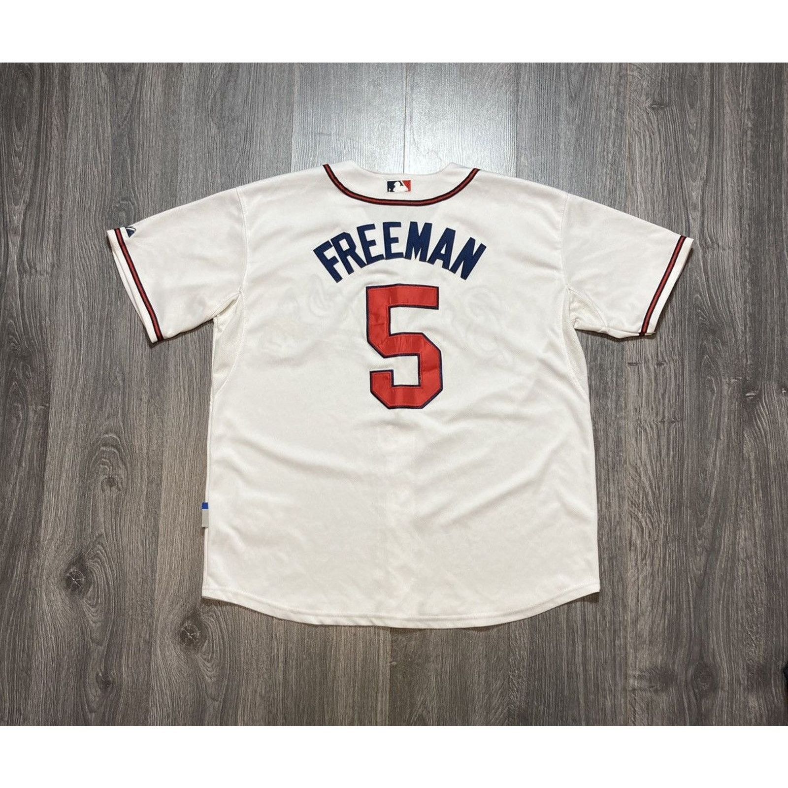 NFL × Vintage 90s Majestic Atlanta Braves Baseball Jersey Freeman Size US L / EU 52-54 / 3 - 7 Thumbnail