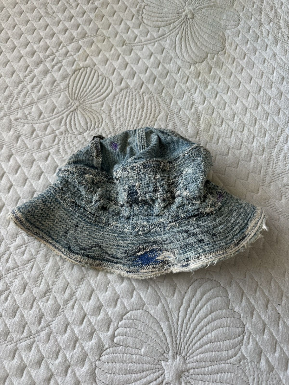 【激レア】Kapital boro hat Kapital × Kapital Kountry KAPITAL BORO BUCKET HAT | Grailed
