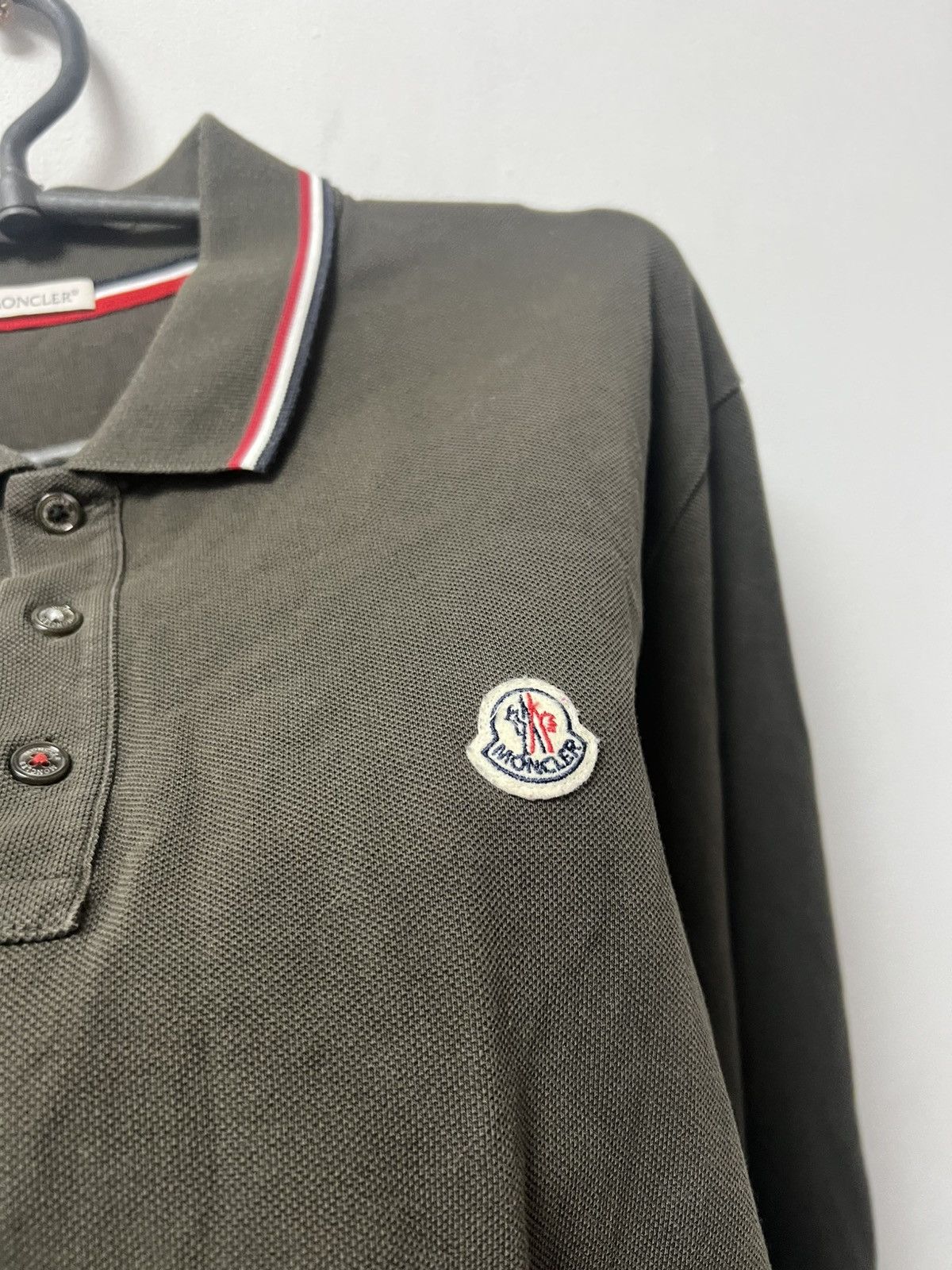 Moncler Moncler Longsleeve Shirt Green Luxury Size XXL XL Size US XXL / EU 58 / 5 - 6 Thumbnail
