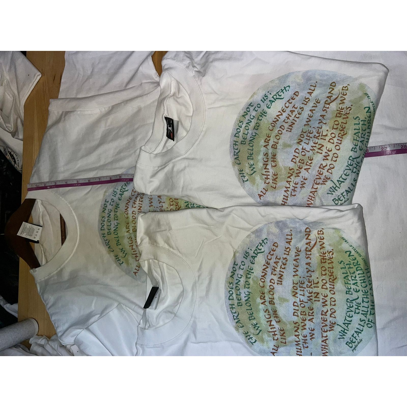 Hanes Vintage Chief Seattle Shirt The Earth Does Not Belong Tee L Size US L / EU 52-54 / 3 - 10 Thumbnail