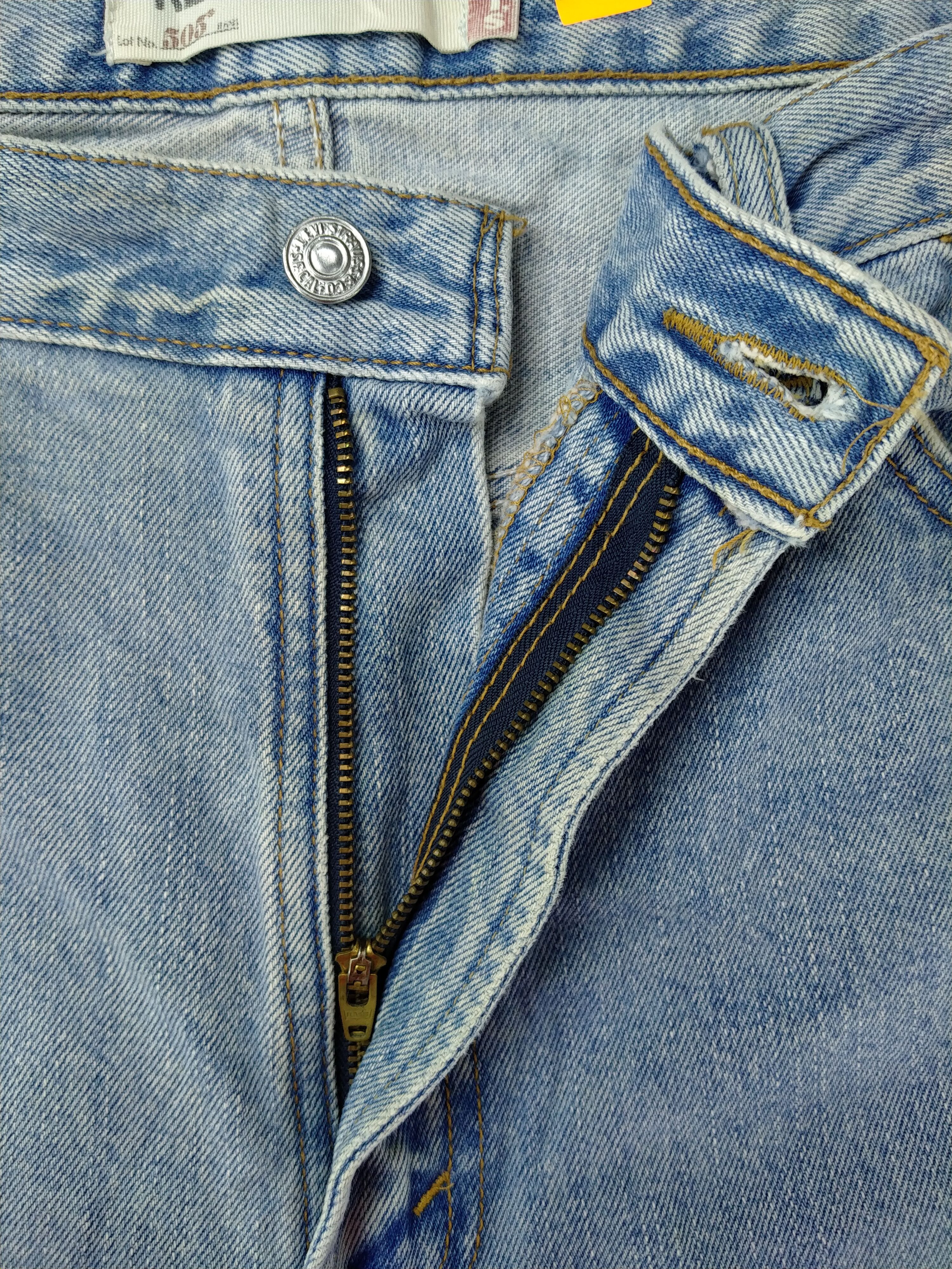 Japanese Brand Light Blue Vintage Levi's 505 Regular Denim 40x30.5 JN637 Size US 40 / EU 56 - 6 Thumbnail
