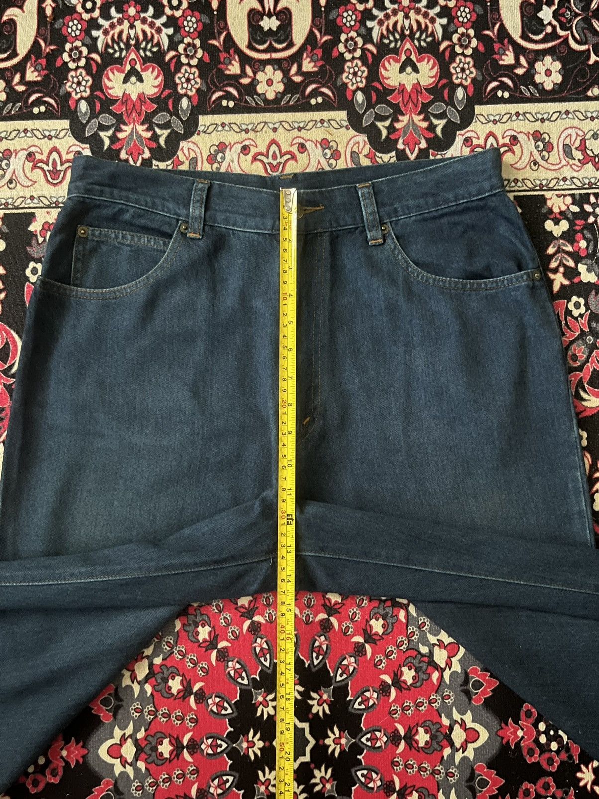 Japanese Brand × Kenzo ⚡️Baggy⚡️Vintage Japanese Brand Kenzo Blue Washed Casual Pants Size US 32 / EU 48 - 15 Thumbnail