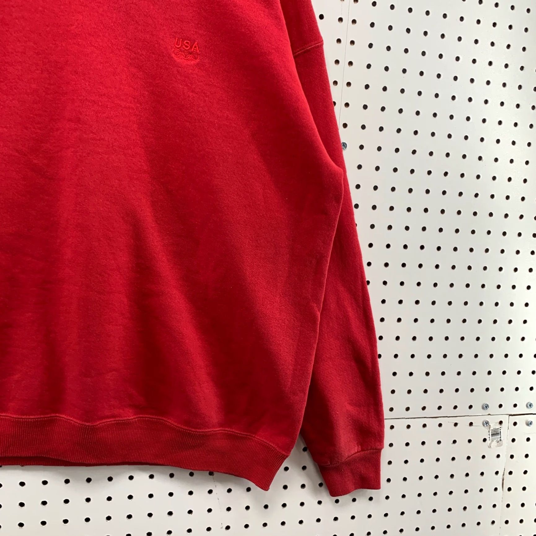 Vintage VINTAGE Olympic USA Crewneck Sweatshirt Mens XL Red Fleece Embroidered Logo 90s Made in USA Sweatshirt Size US XL / EU 56 / 4 - 4 Thumbnail