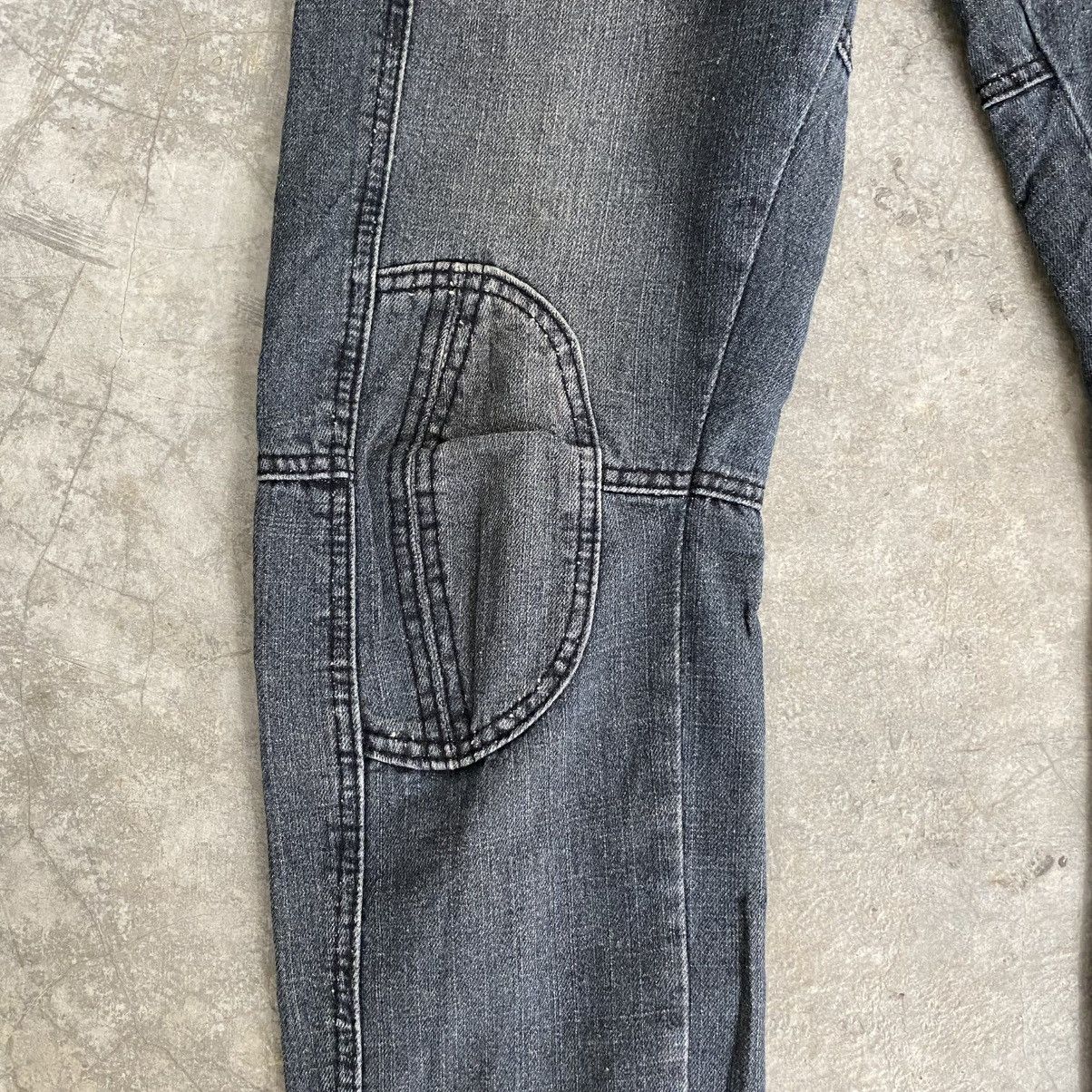 Balmain 2000’s Balmain Paris “Padded” Knee Biker Denim Jeans Size US 34 / EU 50 - 6 Thumbnail