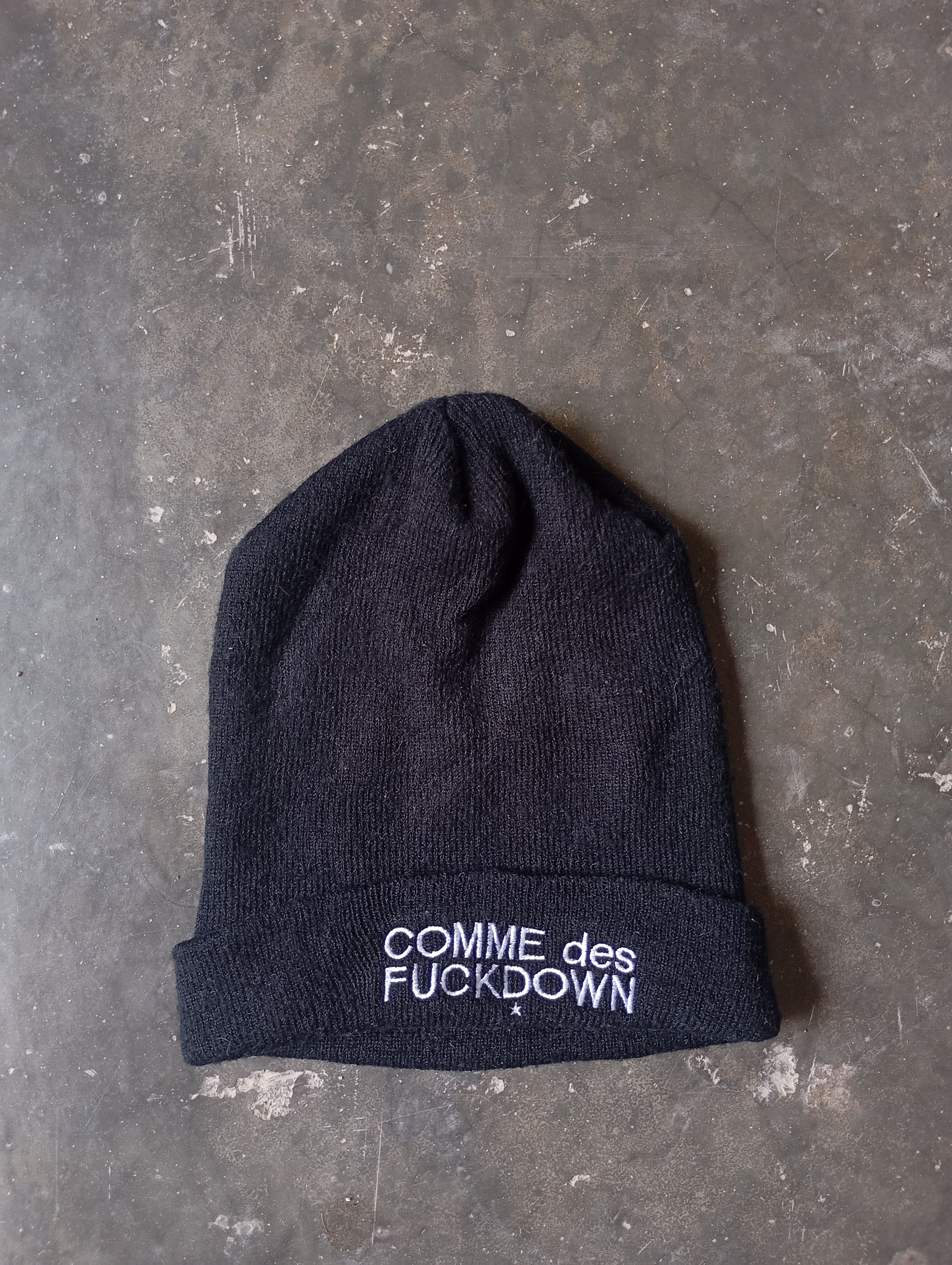 00s y2k COMME des FUCKDOWN ビーニー archive Comme Des Fuck Down × Streetwear Comme des Fuckdown Beanie | Grailed