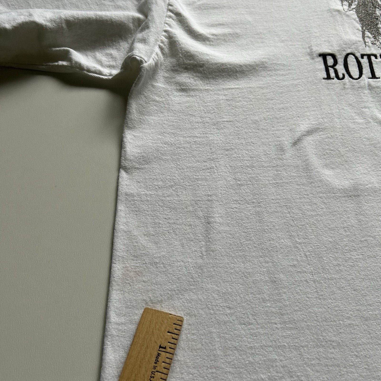 Gildan Vintage 90s Rottweiler Dog T Shirt XL Animal Art Graphic Tee Size US XL / EU 56 / 4 - 6 Thumbnail