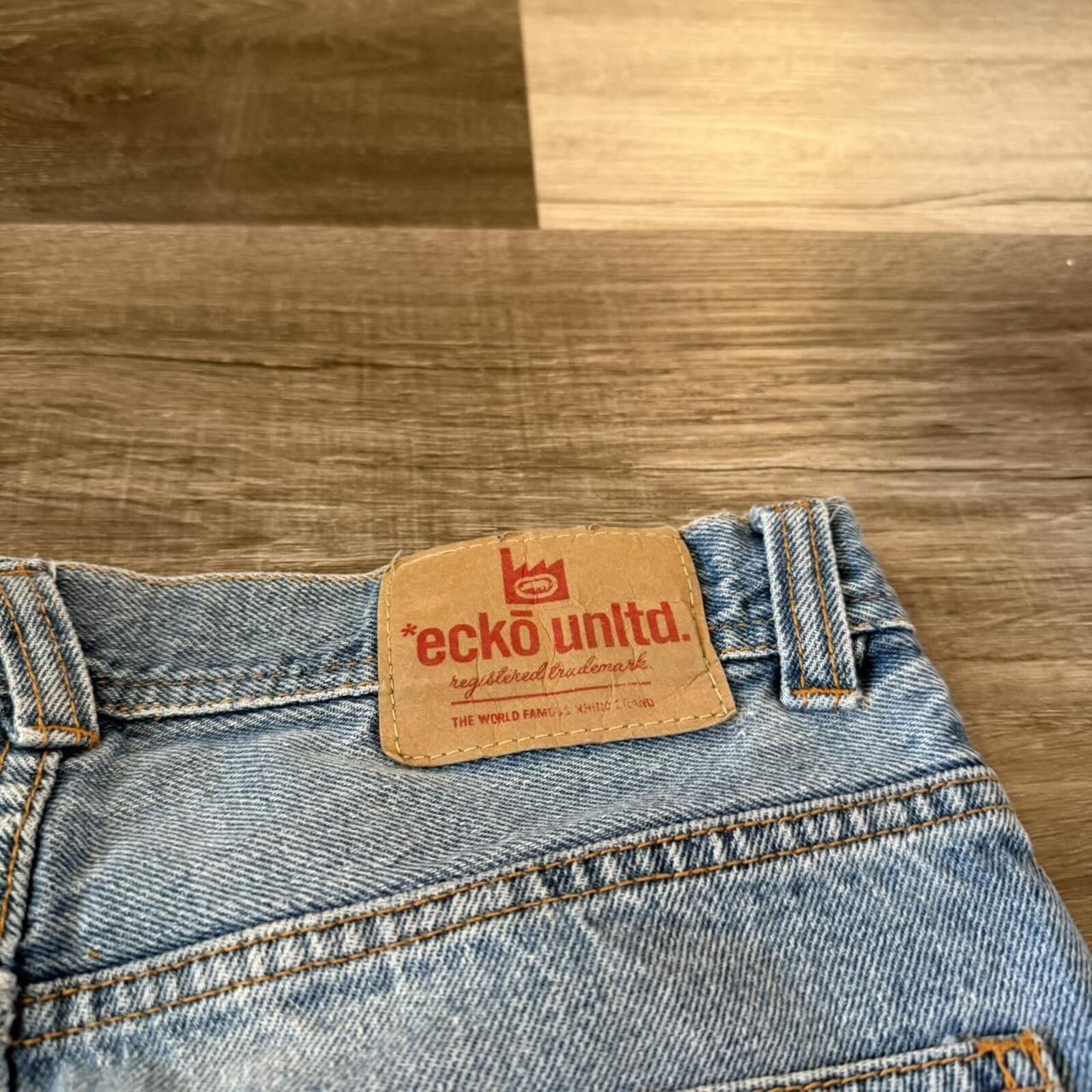 Ecko Unltd. Vintage ecko untld co jeans 00s womens 18 30x28 Size 30" / US 8 / IT 44 - 5 Thumbnail