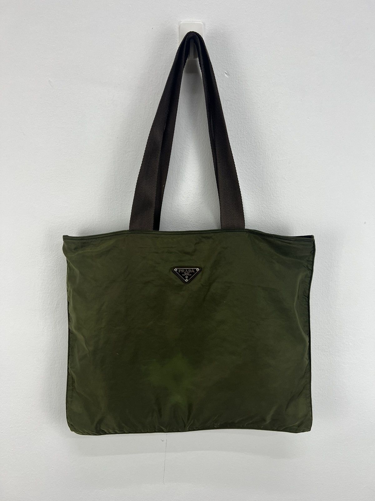 Prada Vintage Prada Nylon Tote Shoulder Bag Size ONE SIZE - 1 Thumbnail