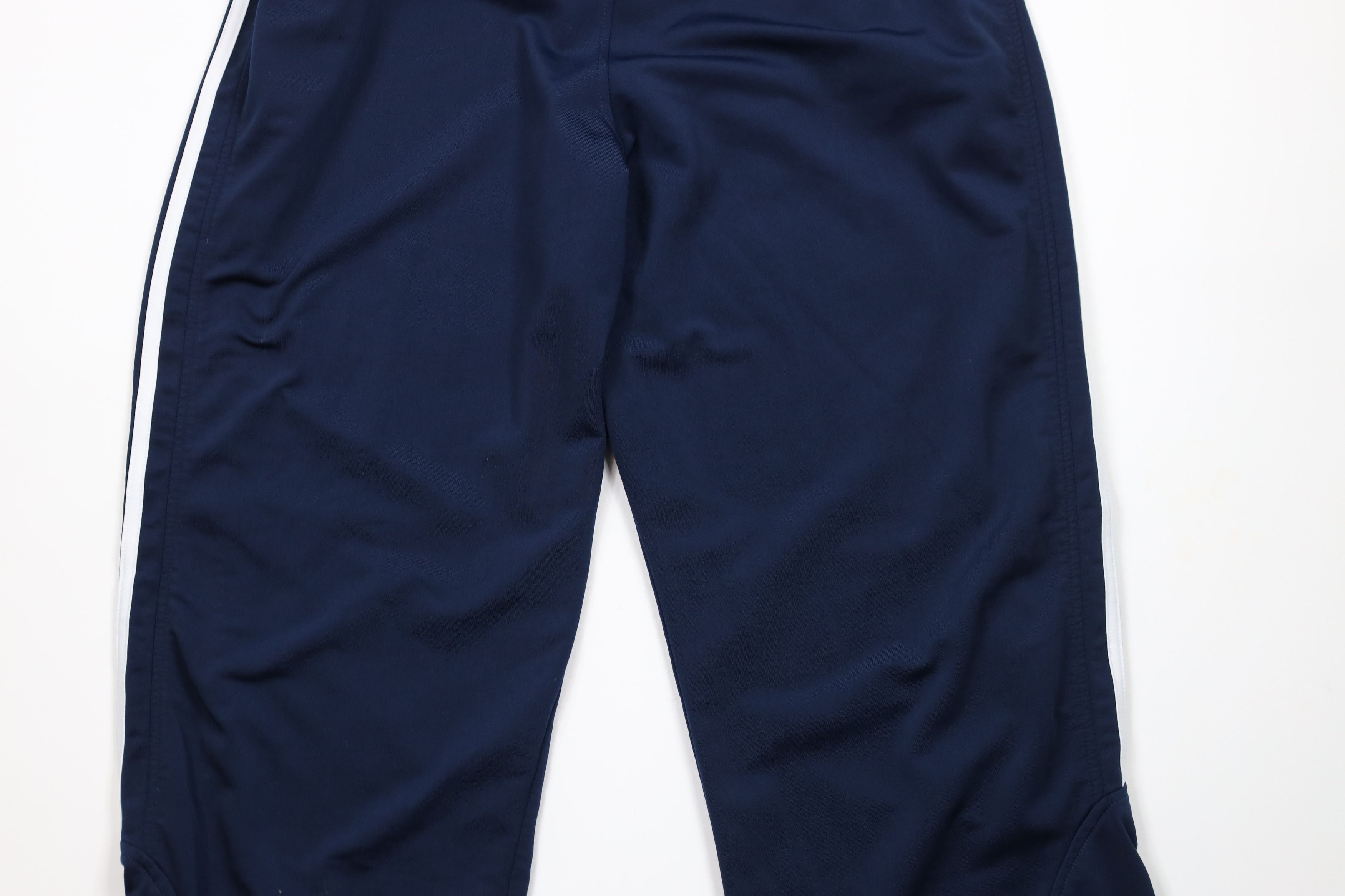Adidas × Vintage Vintage Y2K Adidas Striped Spell Wide Leg Sweatpants Blue Size US 38 / EU 54 - 10 Thumbnail