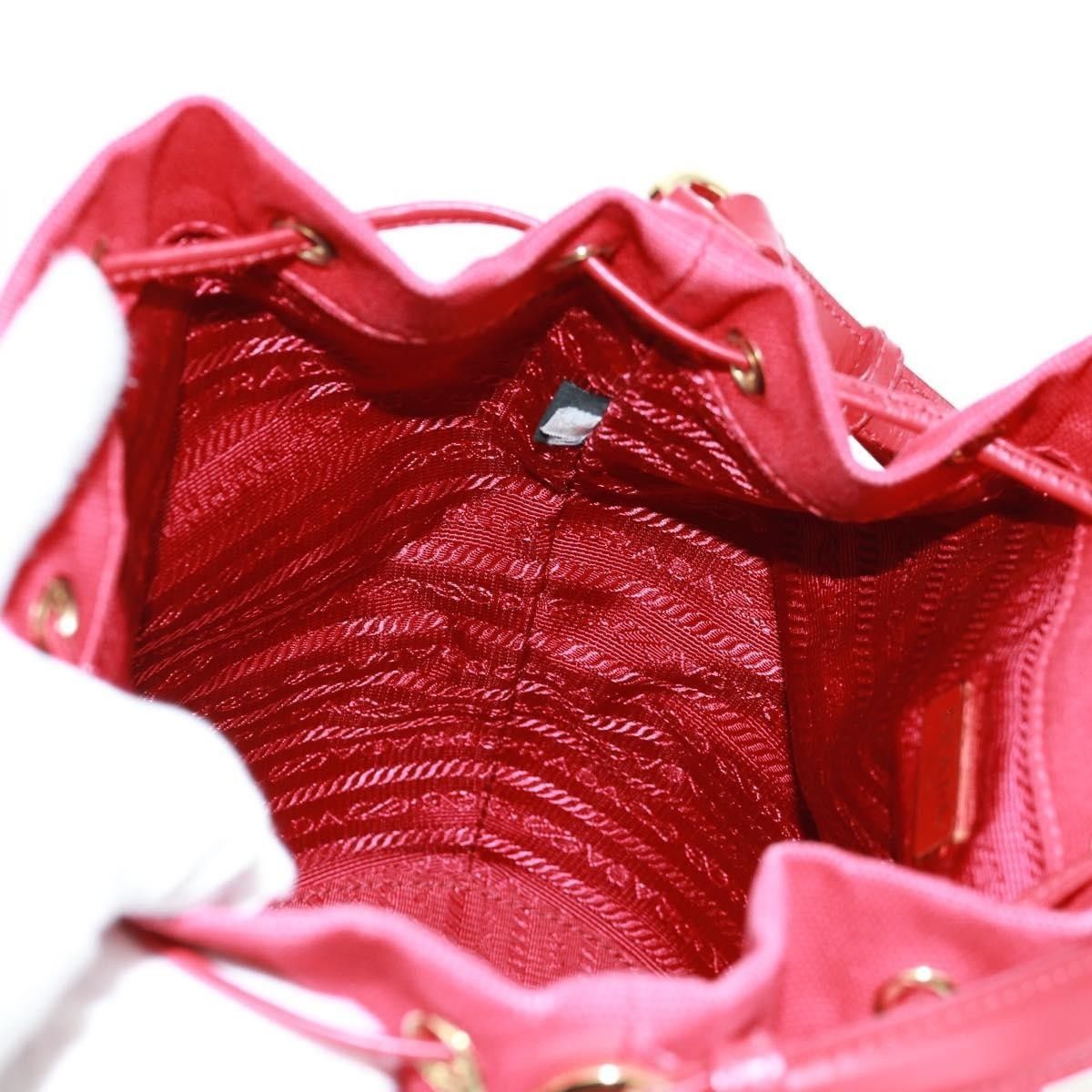 Prada PRADA Shoulder Bag Straw Canvas Beige Red Auth 167958V - Jer Size ONE SIZE - 17 Thumbnail