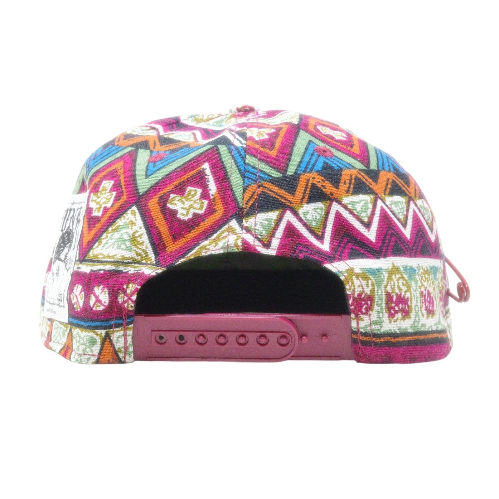 Other PUNK ® Azteca Chaotic Quilted Hat with Safety Pin Made USA Size ONE SIZE - 4 Thumbnail