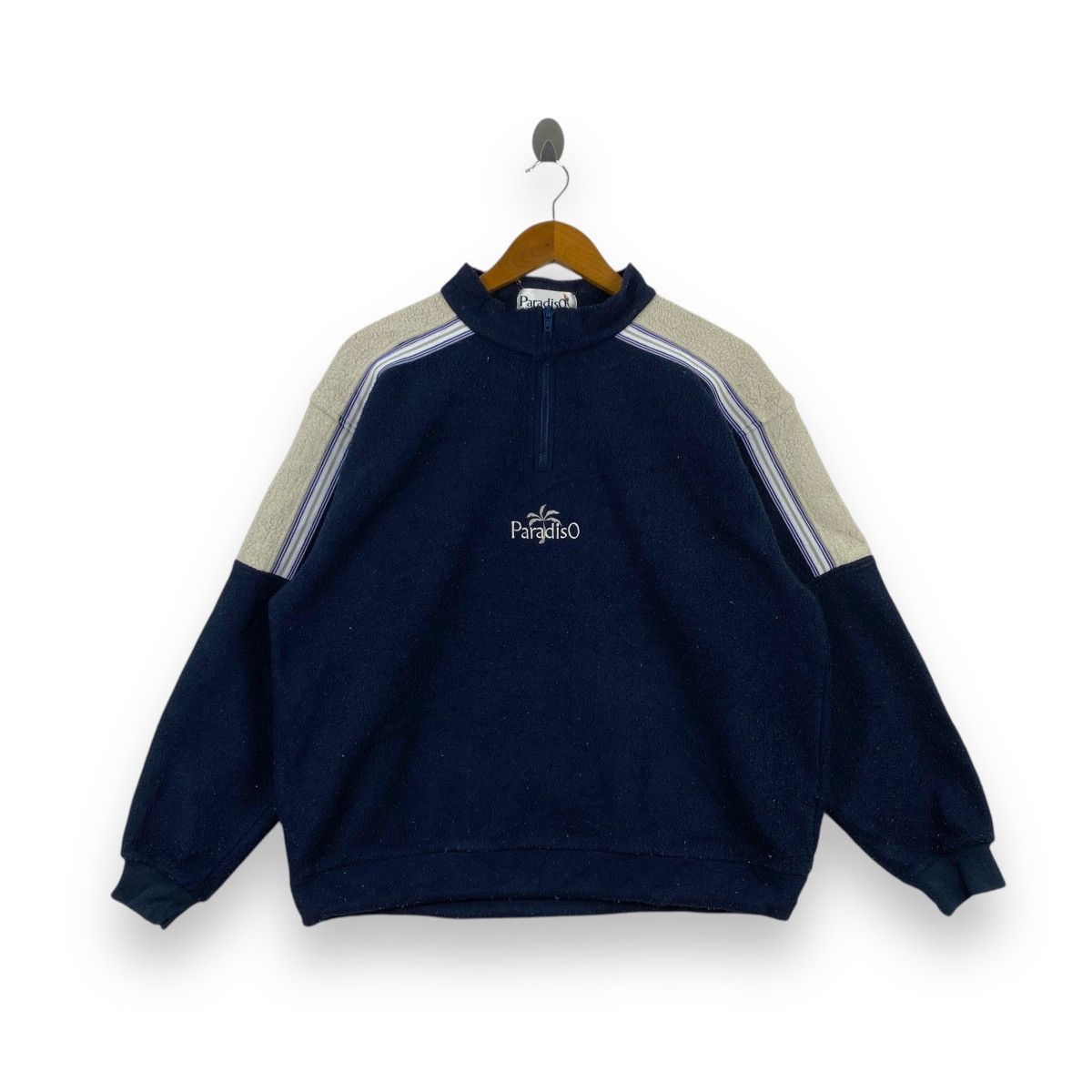 Vintage Vintage PARADISO OUTDOOR Half Zipper Pullover Fleece Sweater Size M / US 6-8 / IT 42-44 - 1 Thumbnail