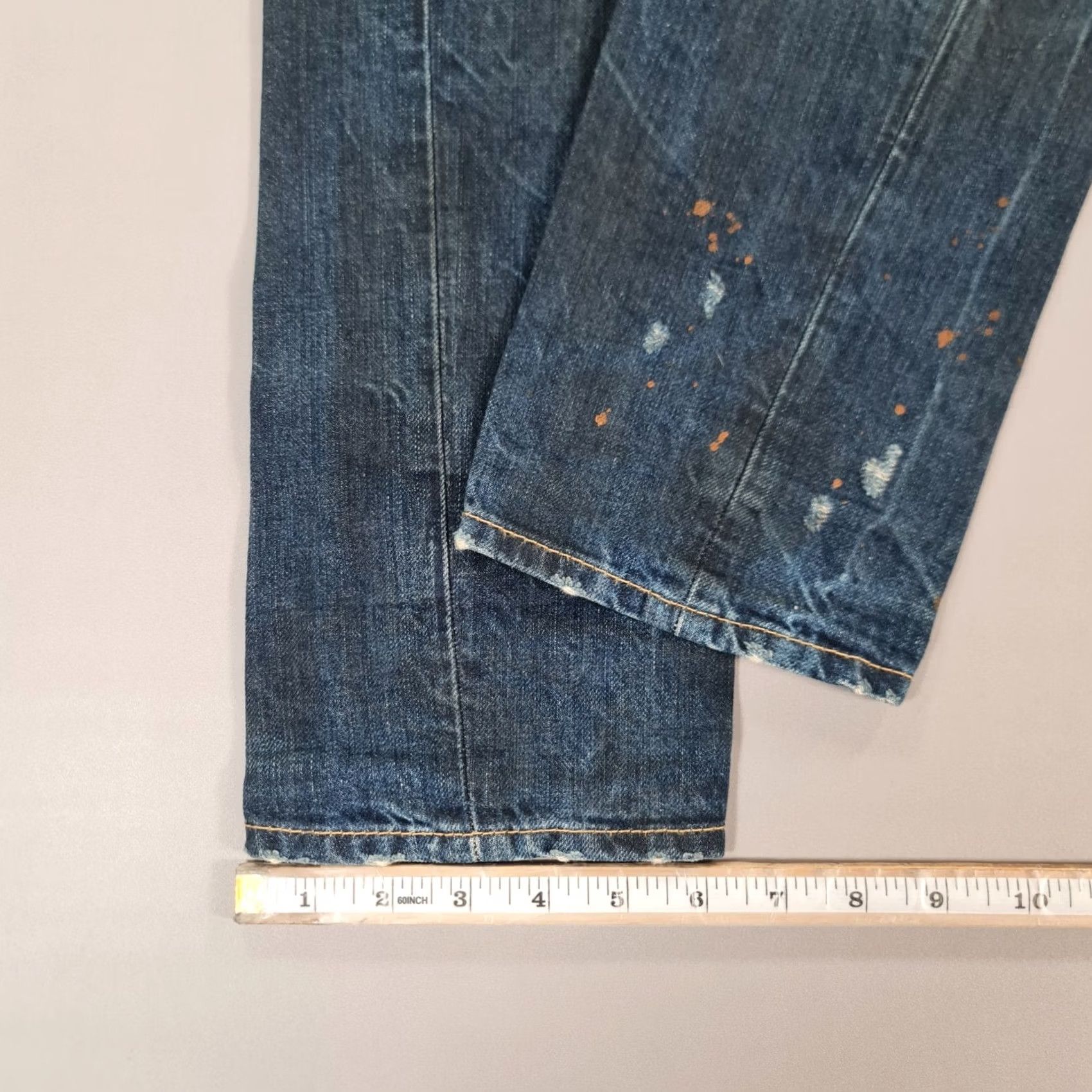 Dsquared2 Dsquared2 Jeans Blue 44 Kenny Twist Distressed Denim 5-Pocket Button Fly Jeans Mens Size US 44 / EU 60 - 6 Thumbnail